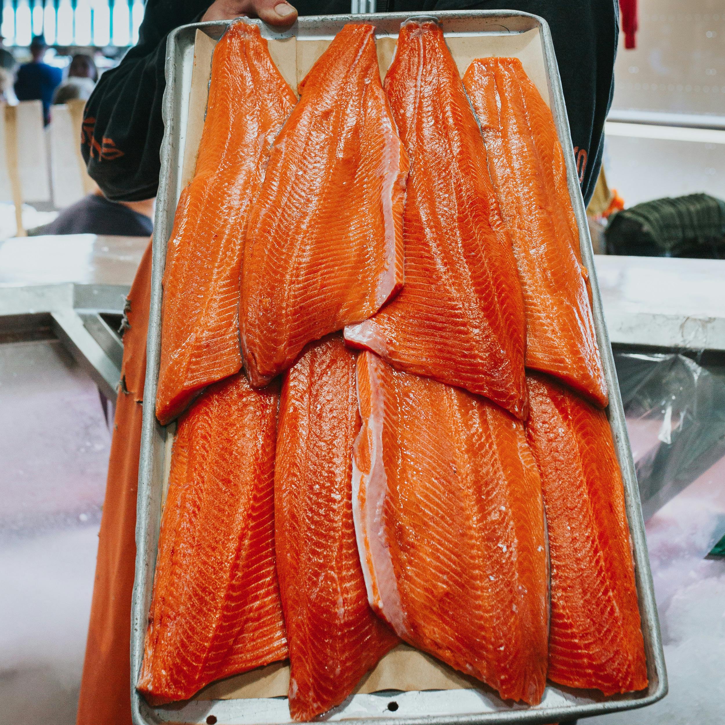 Copper River Sockeye Salmon - Fillet, Fresh, Wild, 1 lb by Pike Place Fish Market
