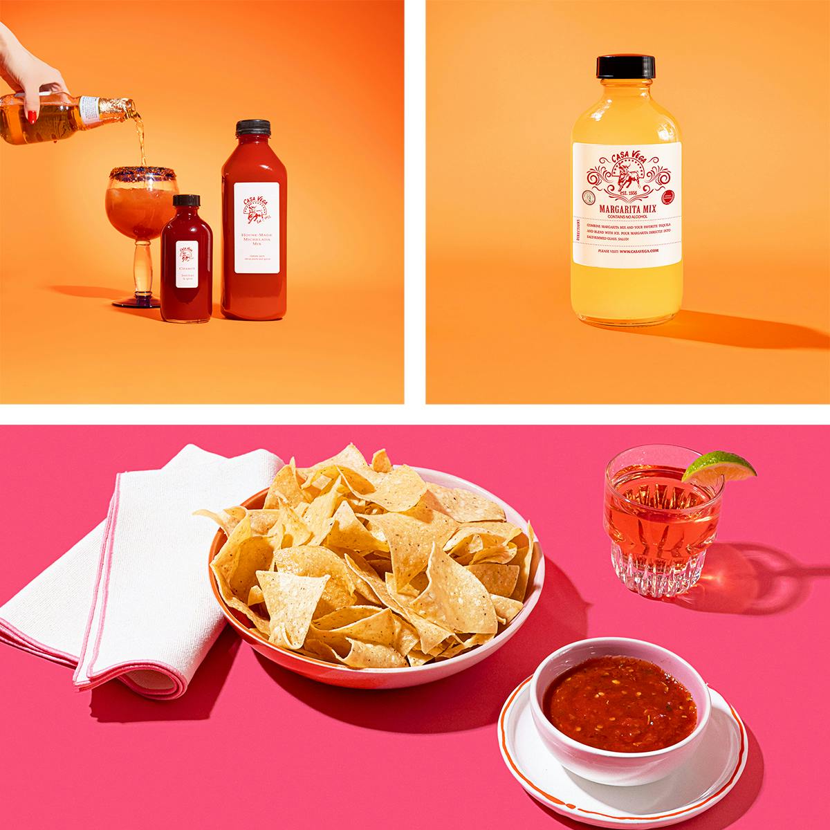 Famous Cocktail Kit + Chips & Salsa by Casa Vega