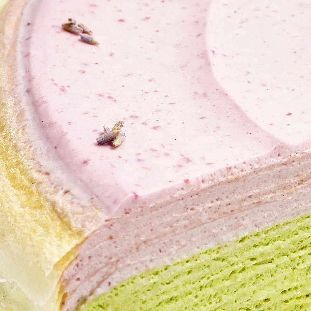 Lavender Matcha Mille Crêpes Cake by Lady M Confections - Alternate image 3