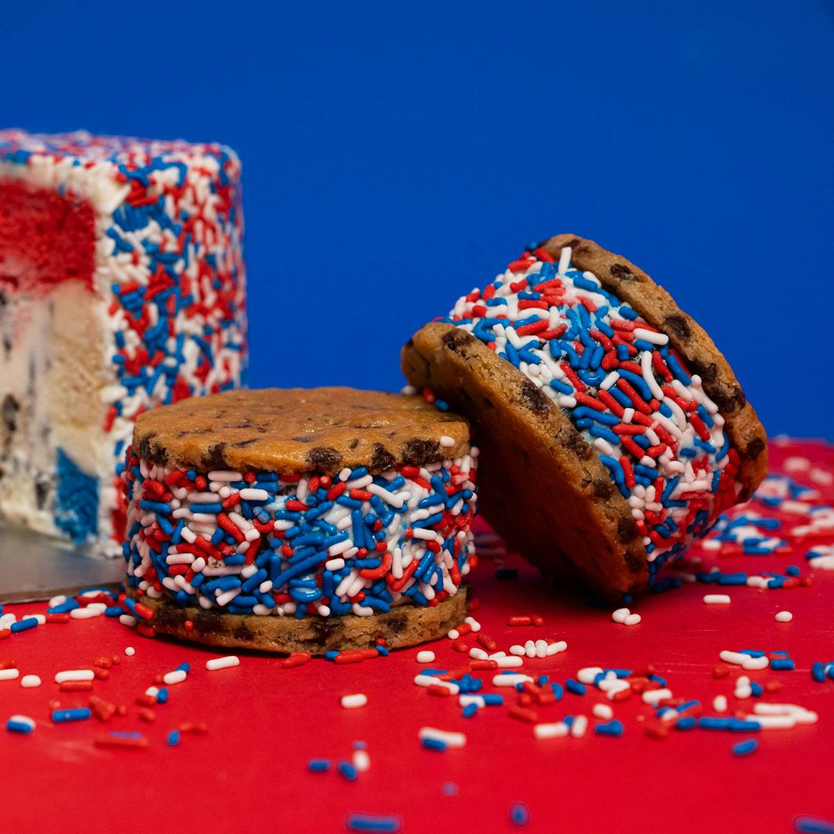Patriotic Ice Cream Sandwich - 6 Pack by Flour Shop - Alternate image 2