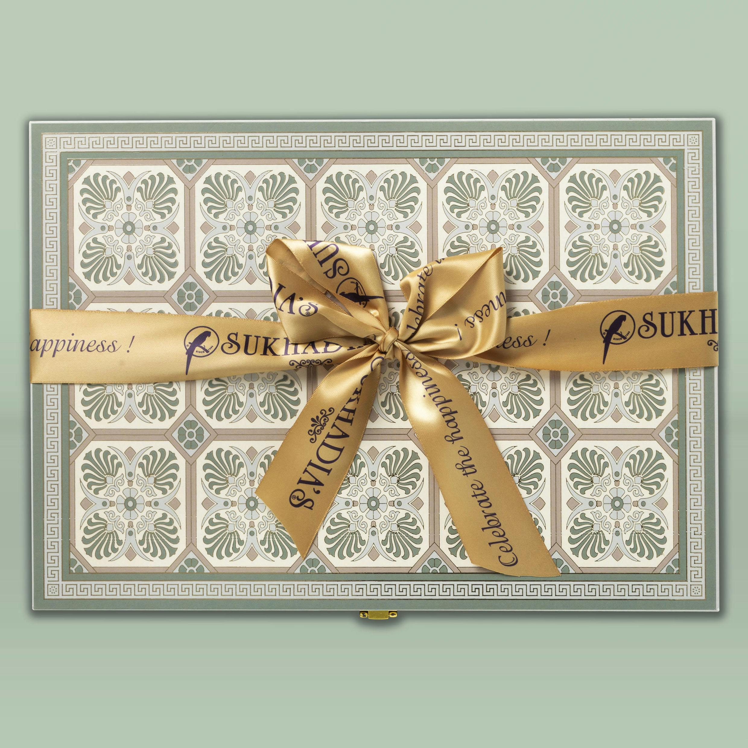 Green Goddess Sweets Collectible Gift Box by Sukhadia's - Alternate image 1