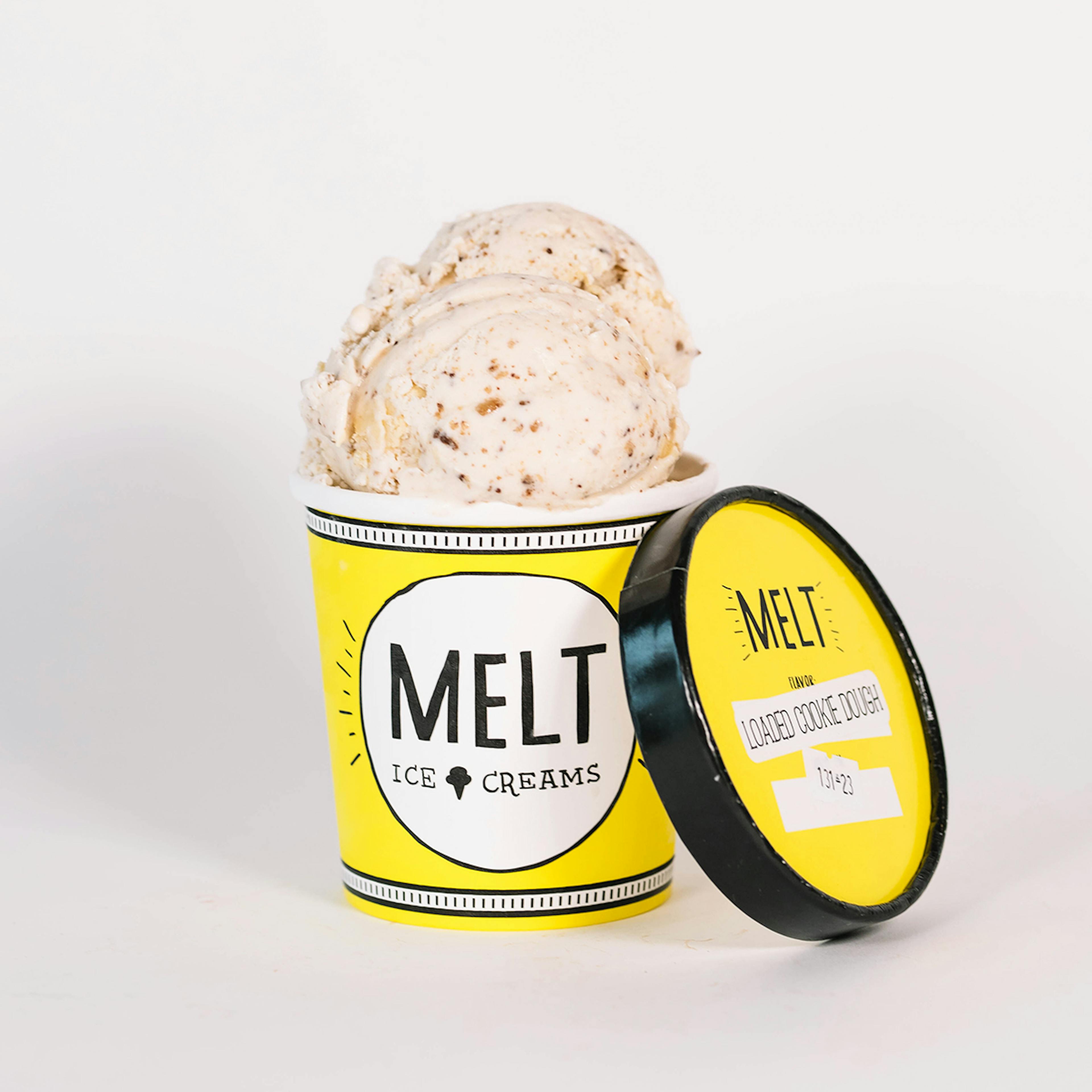 Loaded Cookie Dough Ice Cream - 6 Pints by MELT Ice Creams - Alternate image 1
