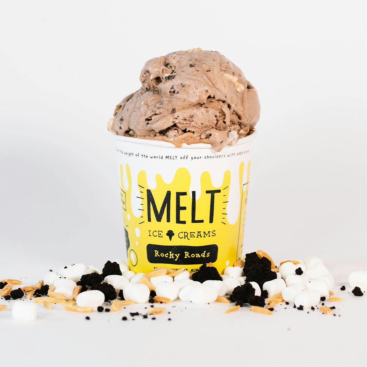 Rocky Roads Ice Cream - 6 Pints by MELT Ice Creams