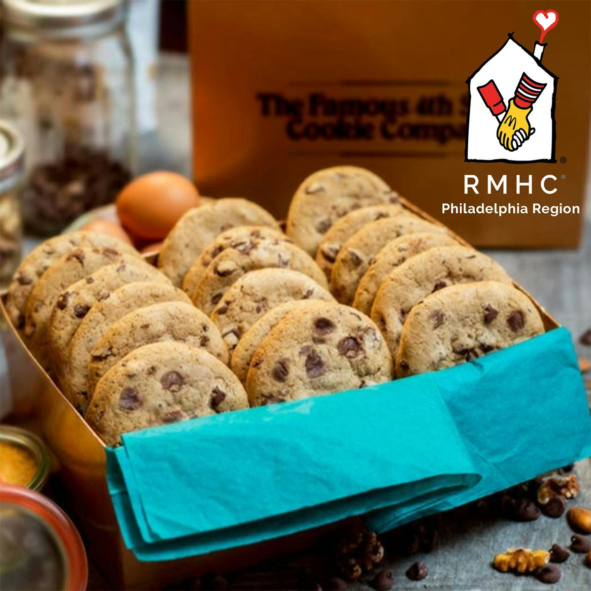 Chocolate Chip Cookie Box - 12 Pack by Famous 4th Street Cookie Co.