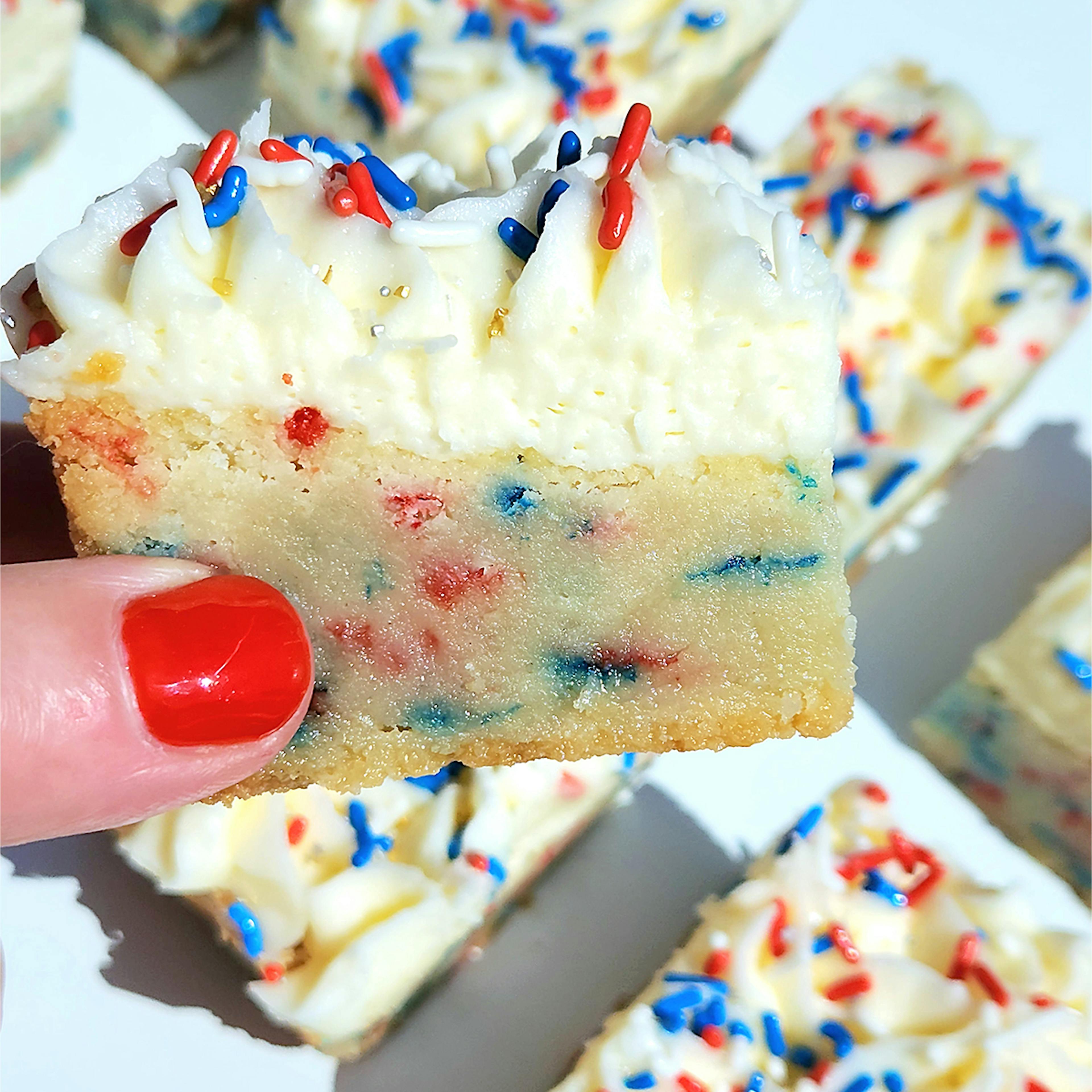 Red, White, & Blue Buttercream Shortbread Tray by Shortbread Society - Alternate image 3