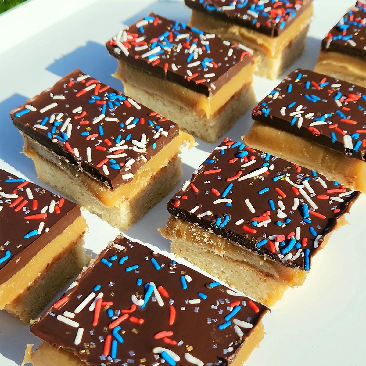 Red, White, & Blue Millionaires Shortbread Tray by Shortbread Society - Alternate image 3