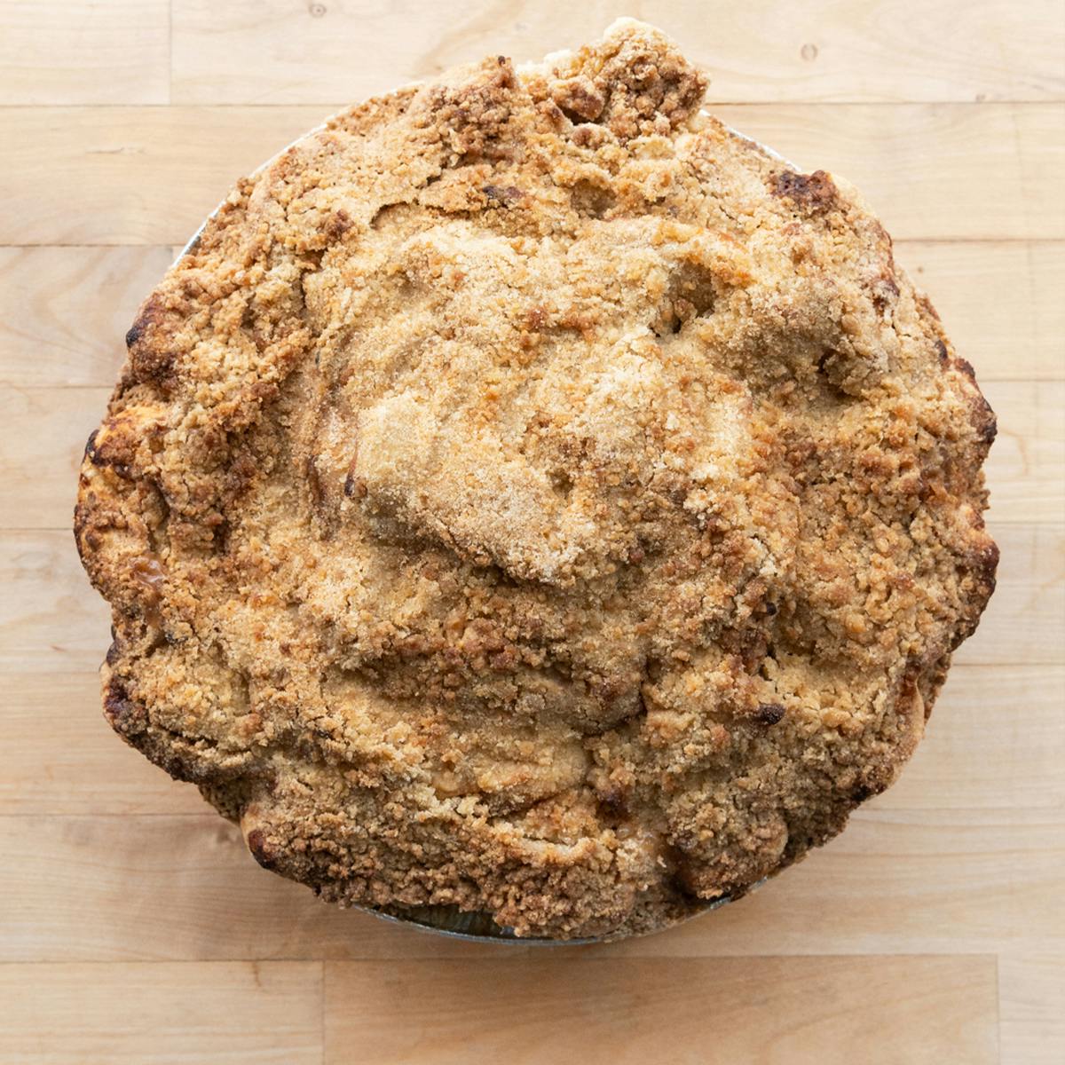 Apple Crumble Pie by Pots & Pans Pie Company