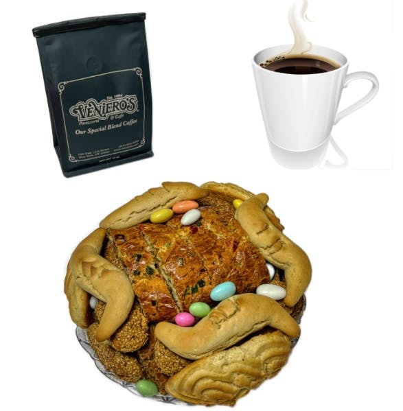 Assorted Biscotti Tray + Specialty Coffee by Veniero's