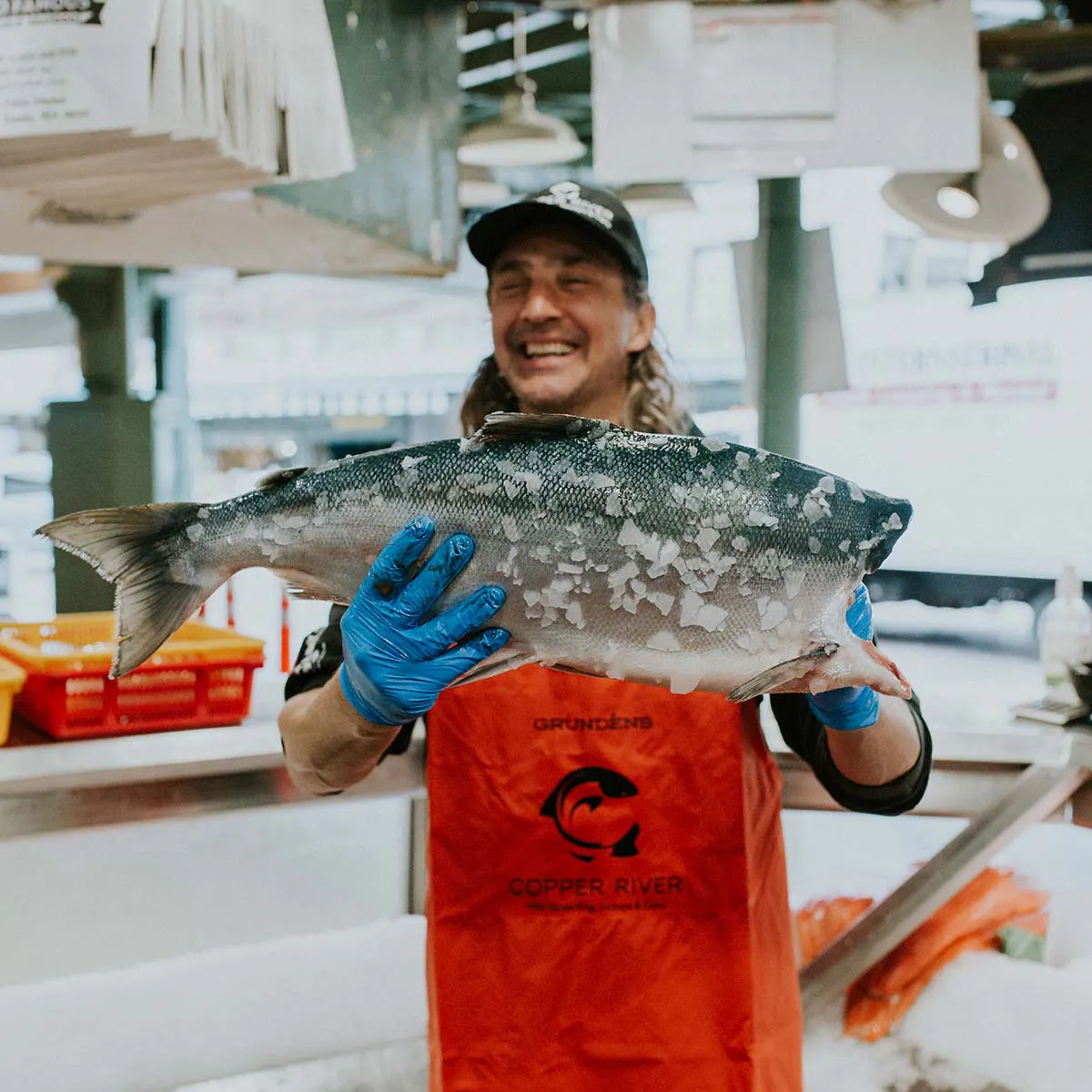 Copper River Sockeye Salmon - Whole Fish, Fresh, Alaska by Pike Place Fish Market - Alternate image 1
