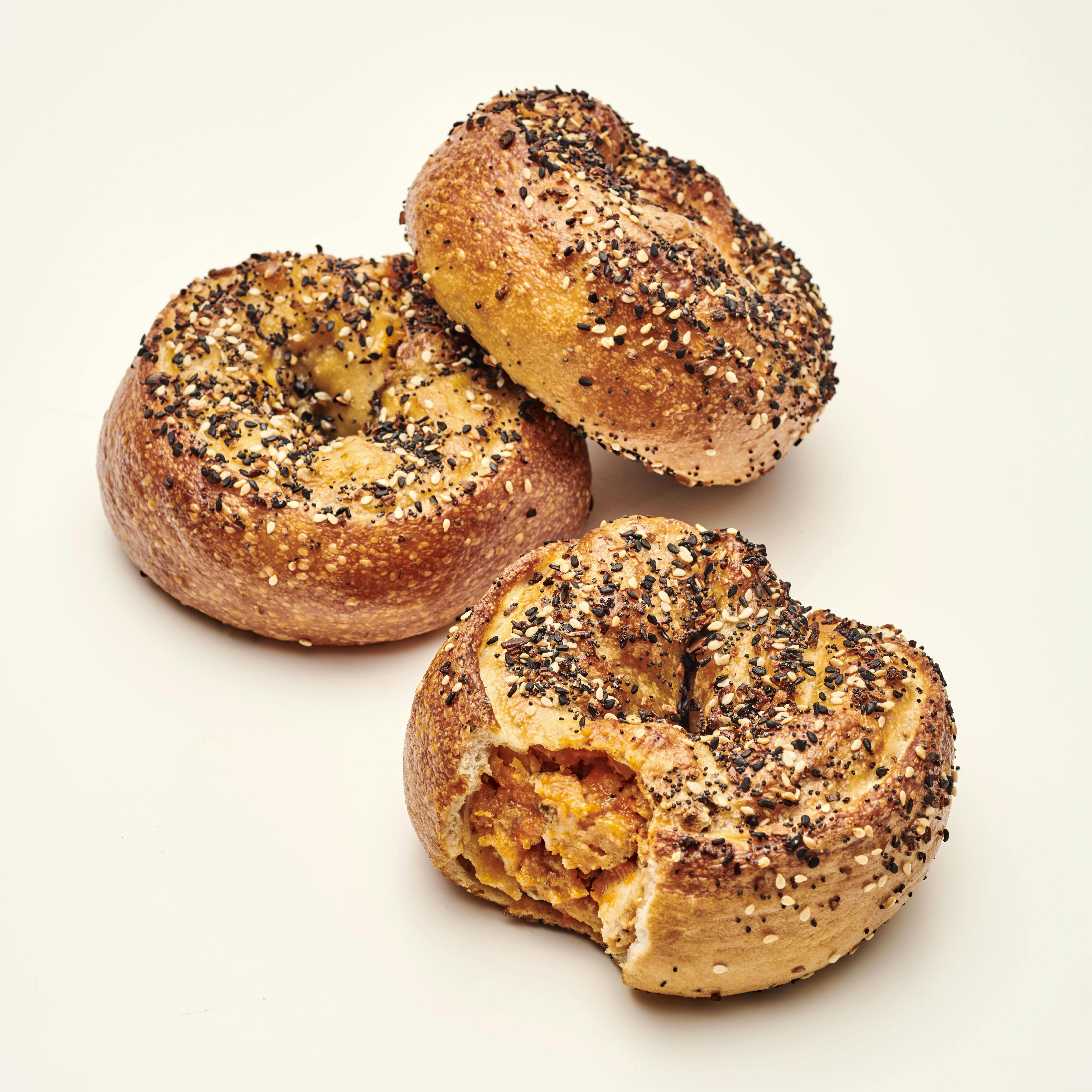 Buffalo Chicken Stuffed Bagels - 6 Pack by Moonrise Bagels - Alternate image 2