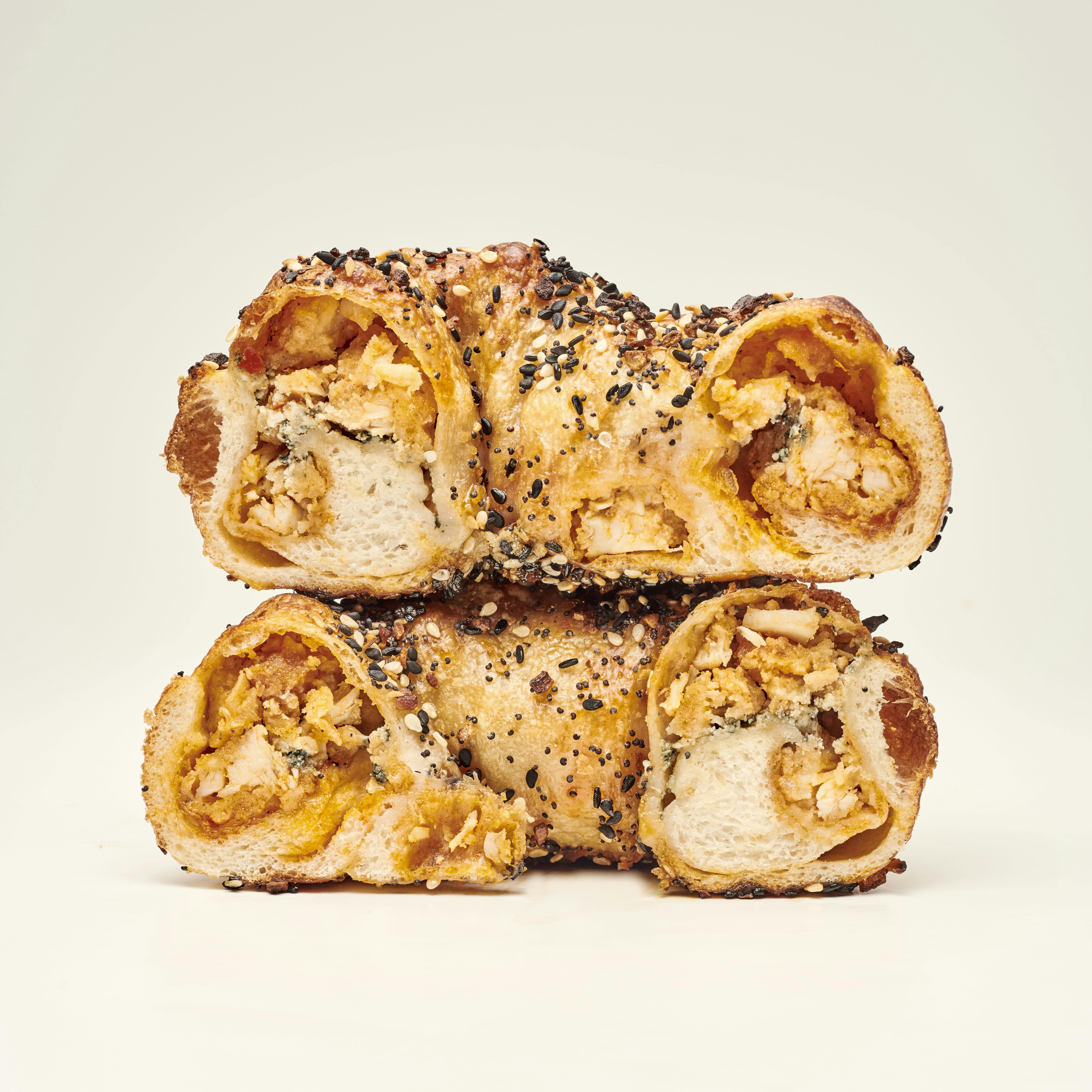 Buffalo Chicken Stuffed Bagels - 6 Pack by Moonrise Bagels