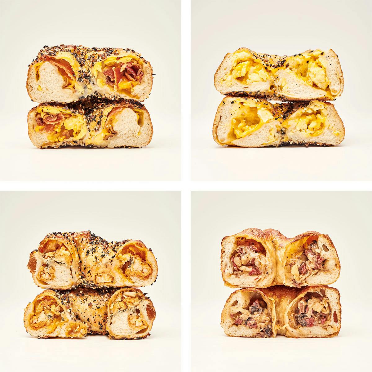 Stuffed Bagels Sampler - 12 Pack by Moonrise Bagels