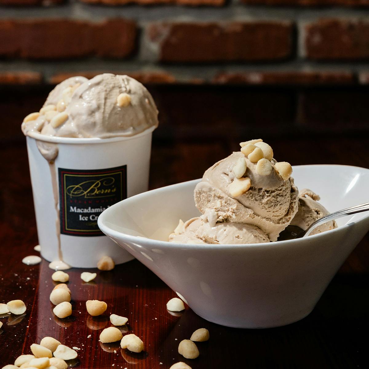Macadamia Nut Ice Cream by Bern's Steak House - Alternate image 1