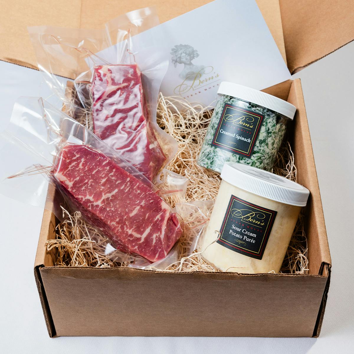 Dry Aged Prime NY Strip Steak + Sides Dinner Kit by Bern's Steak House - Alternate image 1