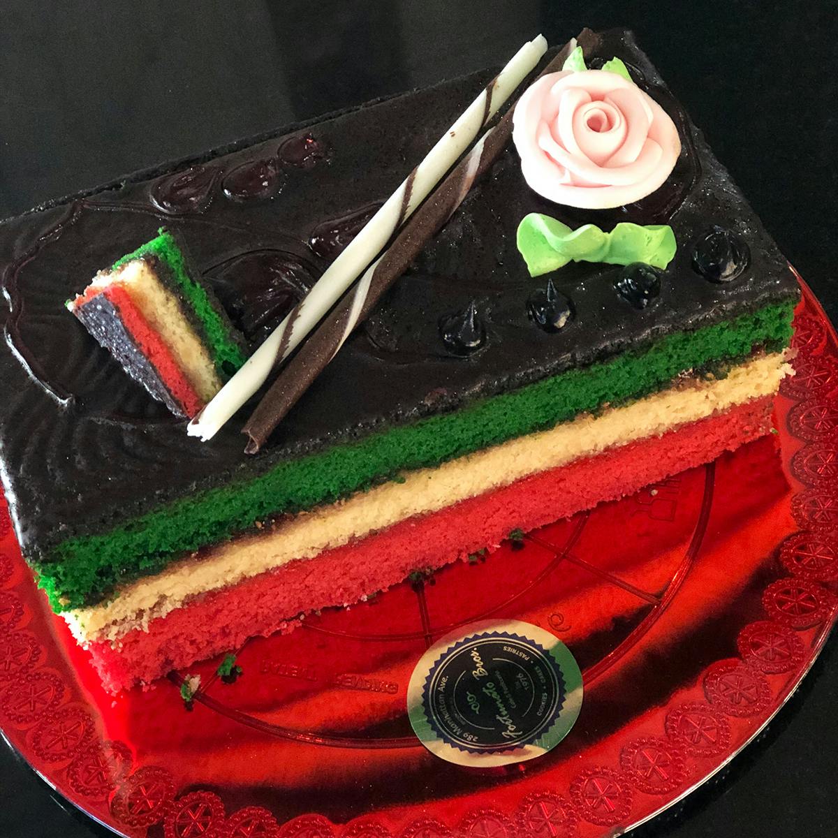 Rainbow Cookie Cake by Fortunato Brothers Bakery - Alternate image 1