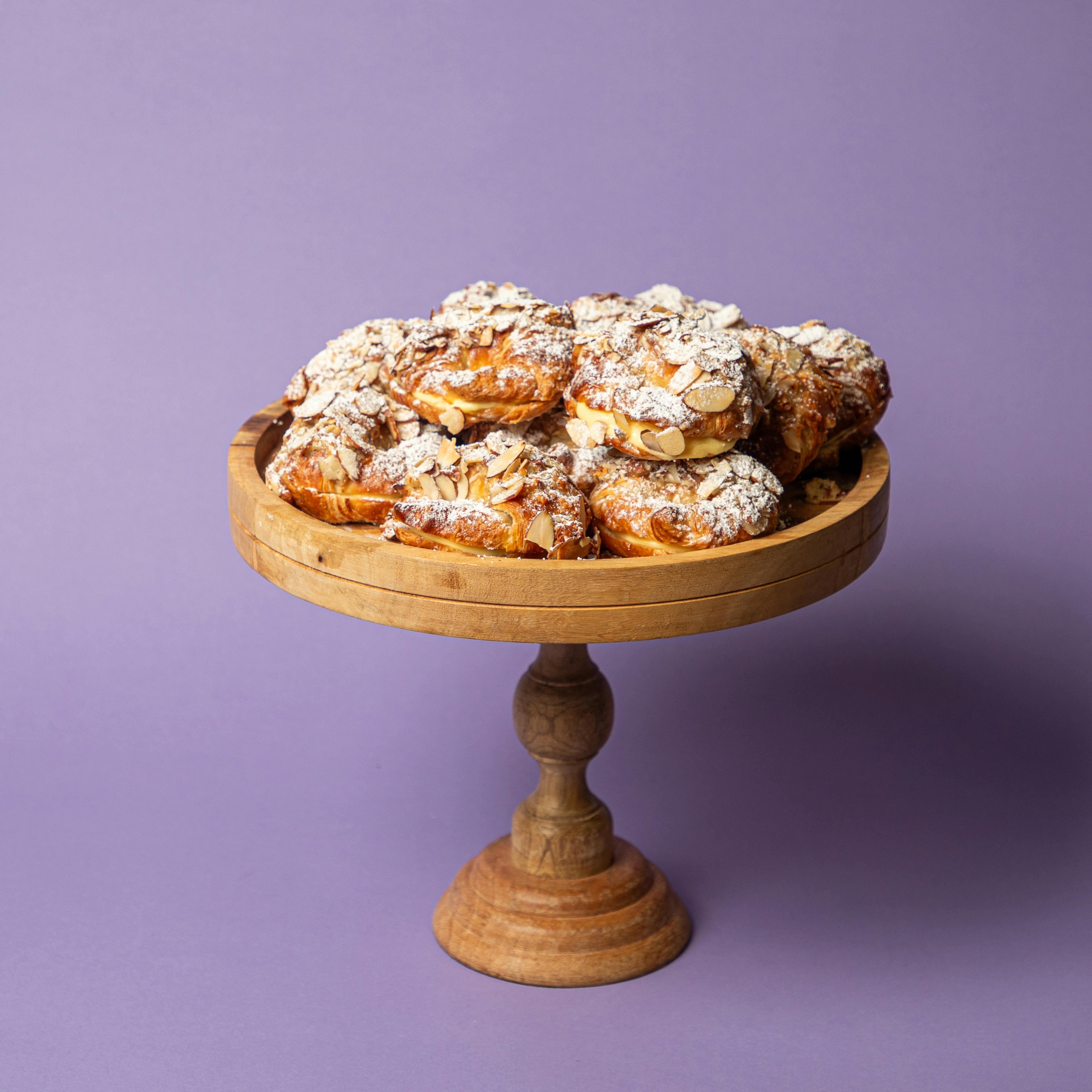 French Almond Croissant - 12 Pack by Haydel's Bakery