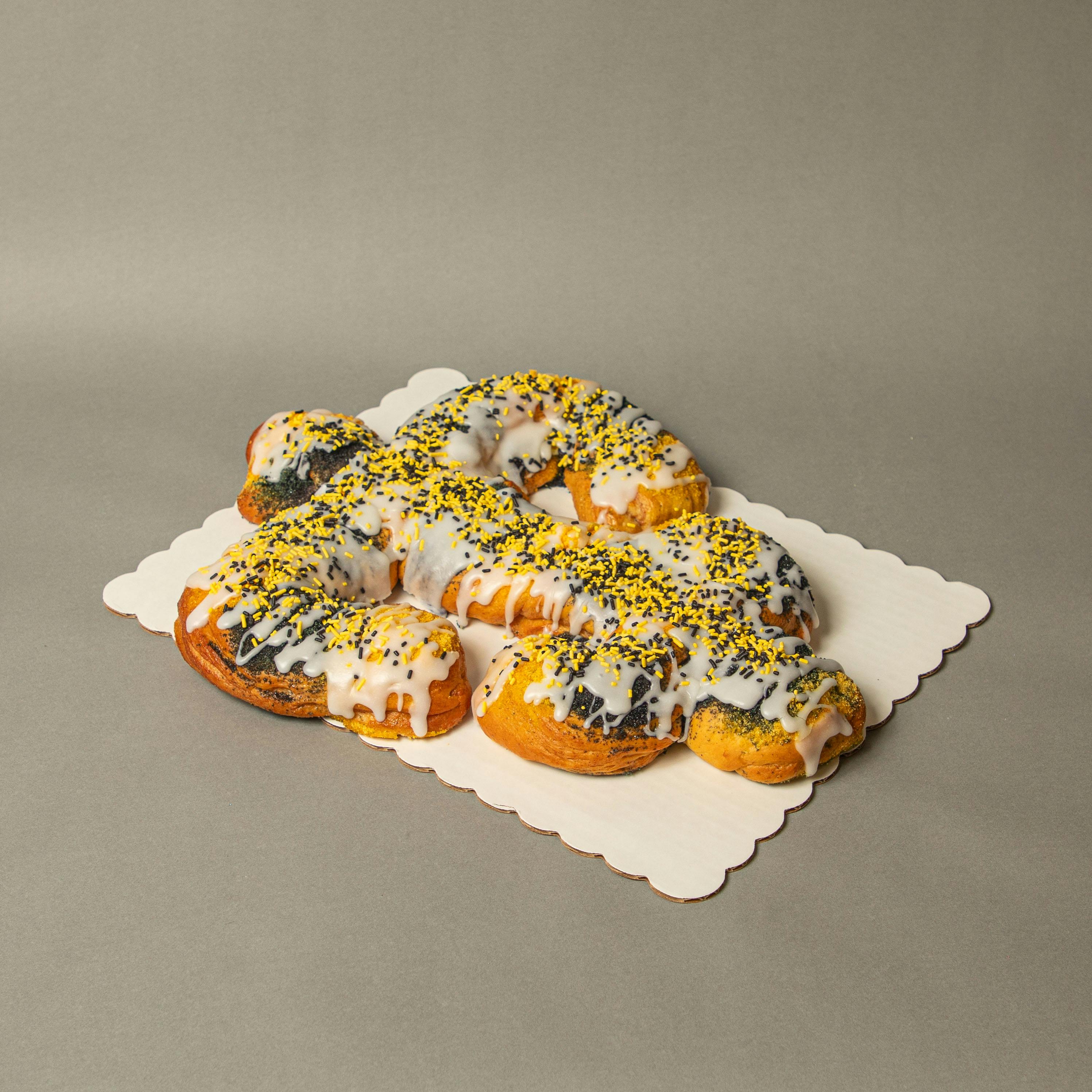 Fleur de Lis King Cake by Haydel's Bakery