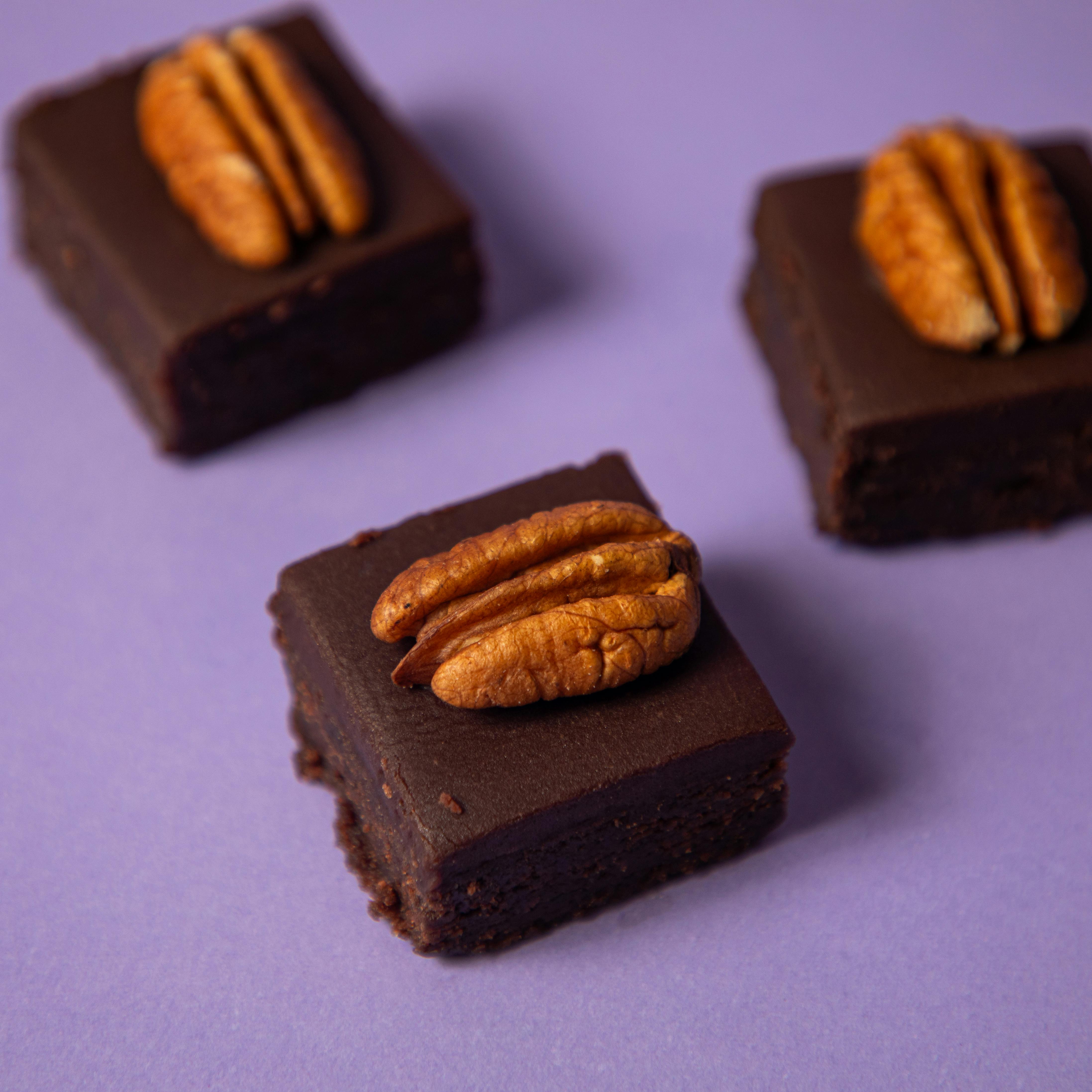 Pecan Brownie Petit Fours by Haydel's Bakery