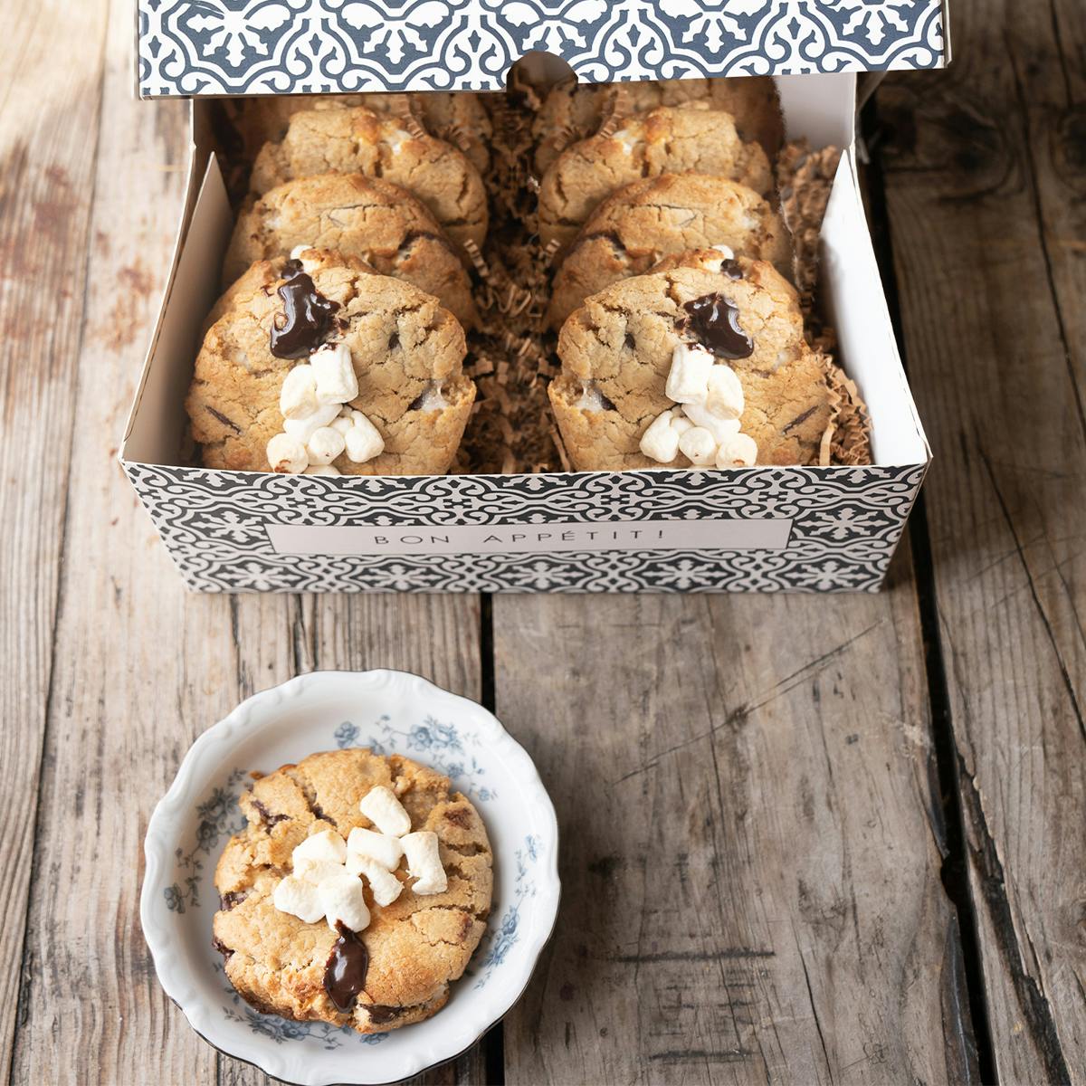 S'mores Cookie Gift Box - 12 Pack by Maman