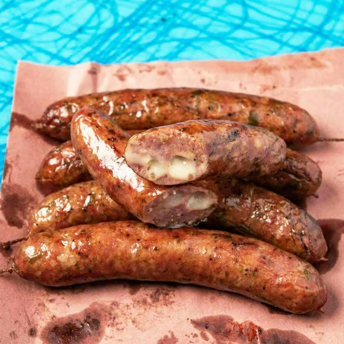 Barbecue Sauce Cooking Kielbasa On The Grill Bbq Sauce Cooking