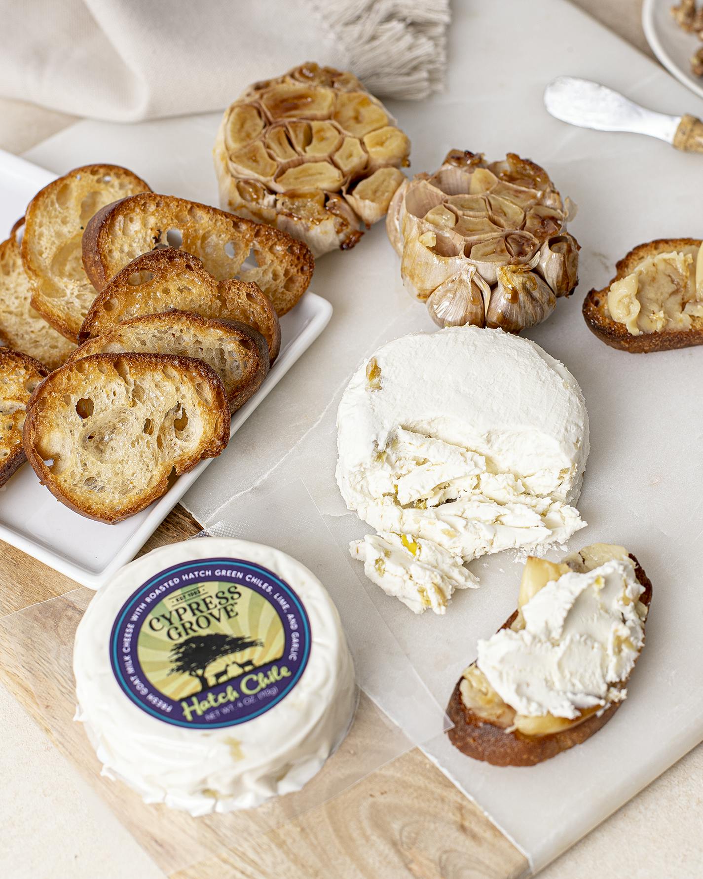 Hatch Chile Cheese Disk - 4 oz. by Cypress Grove Cheese - Alternate image 1