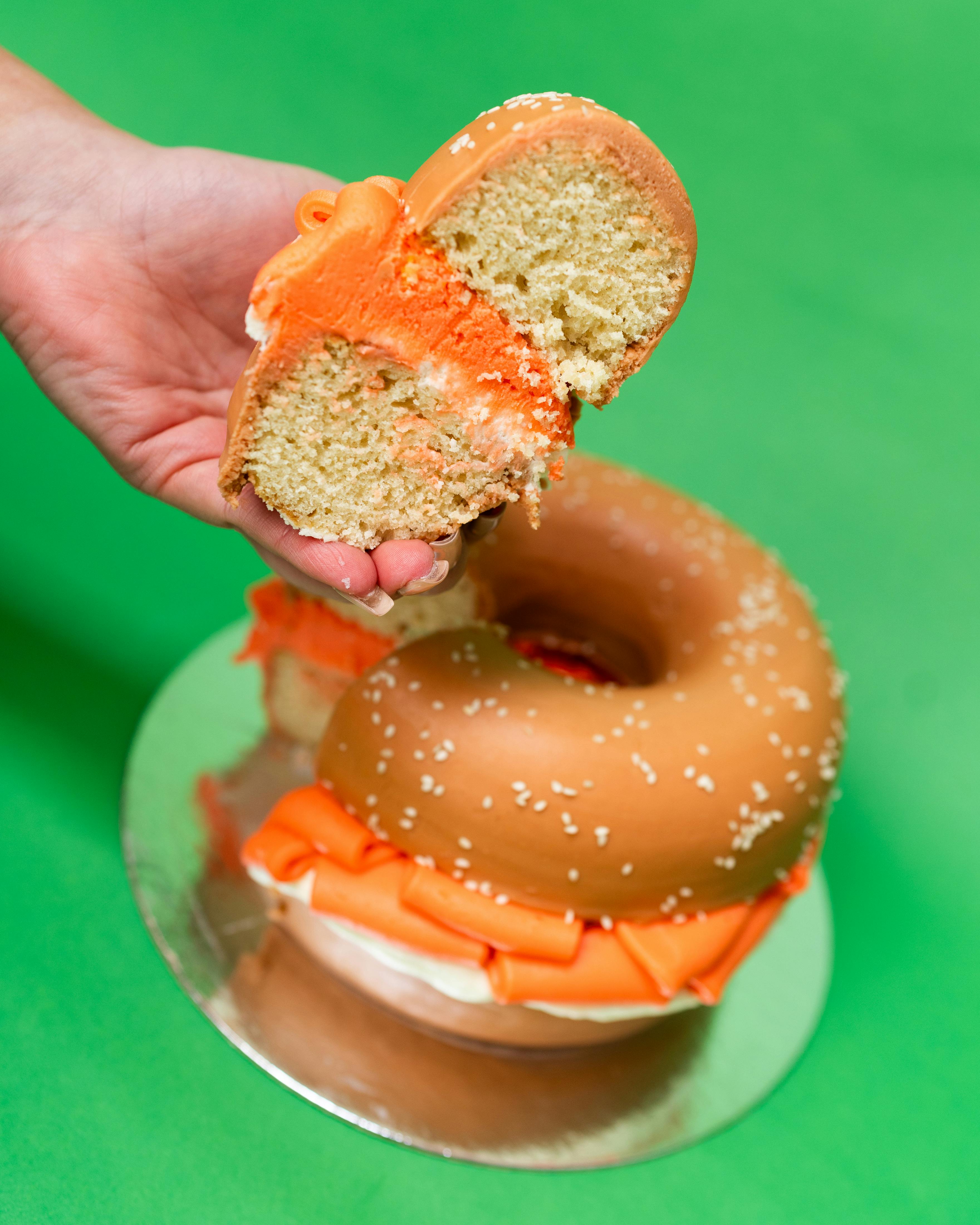 "Bagel & Lox" Cake by Flour Shop - Alternate image 4