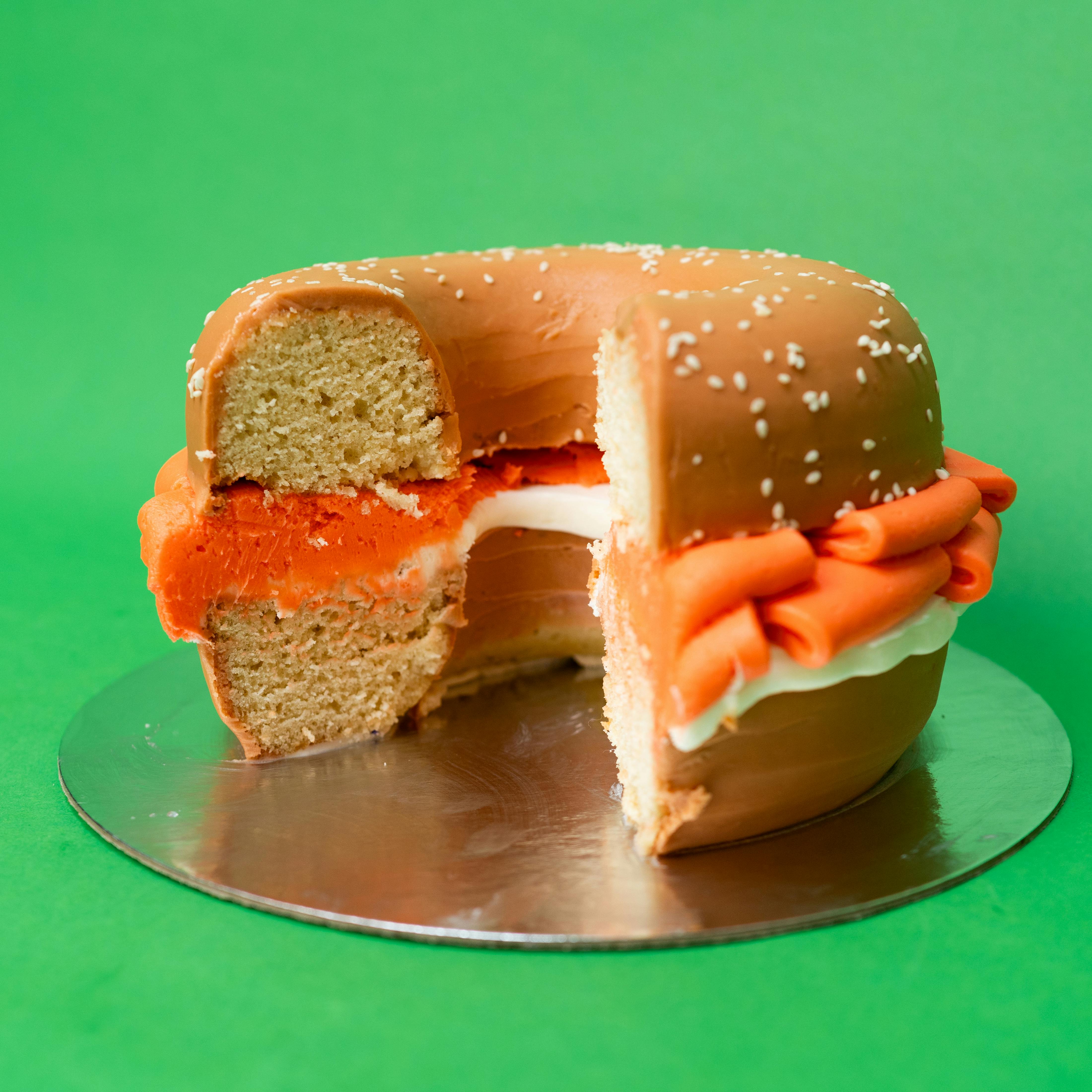 "Bagel & Lox" Cake by Flour Shop - Alternate image 3