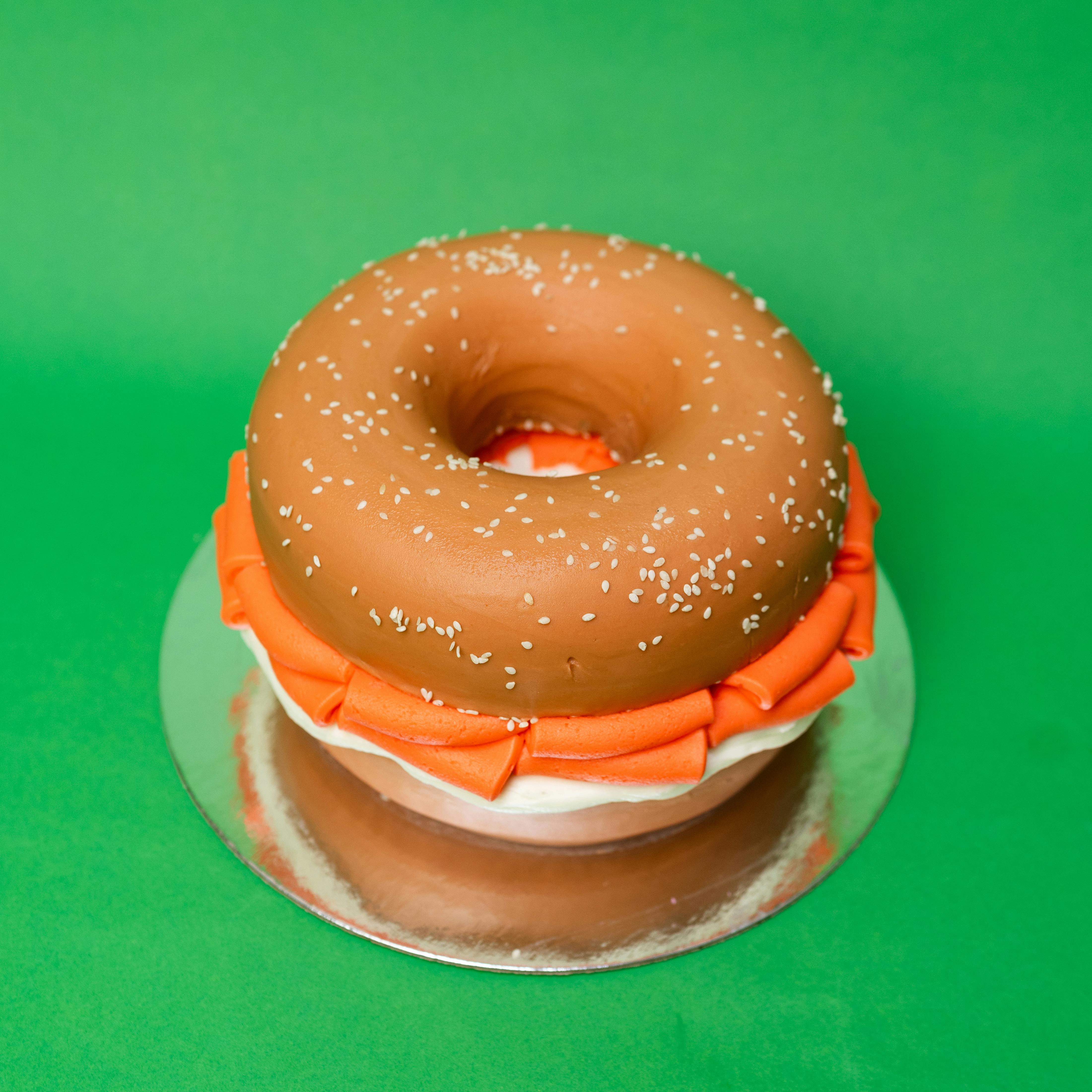 "Bagel & Lox" Cake by Flour Shop - Alternate image 2