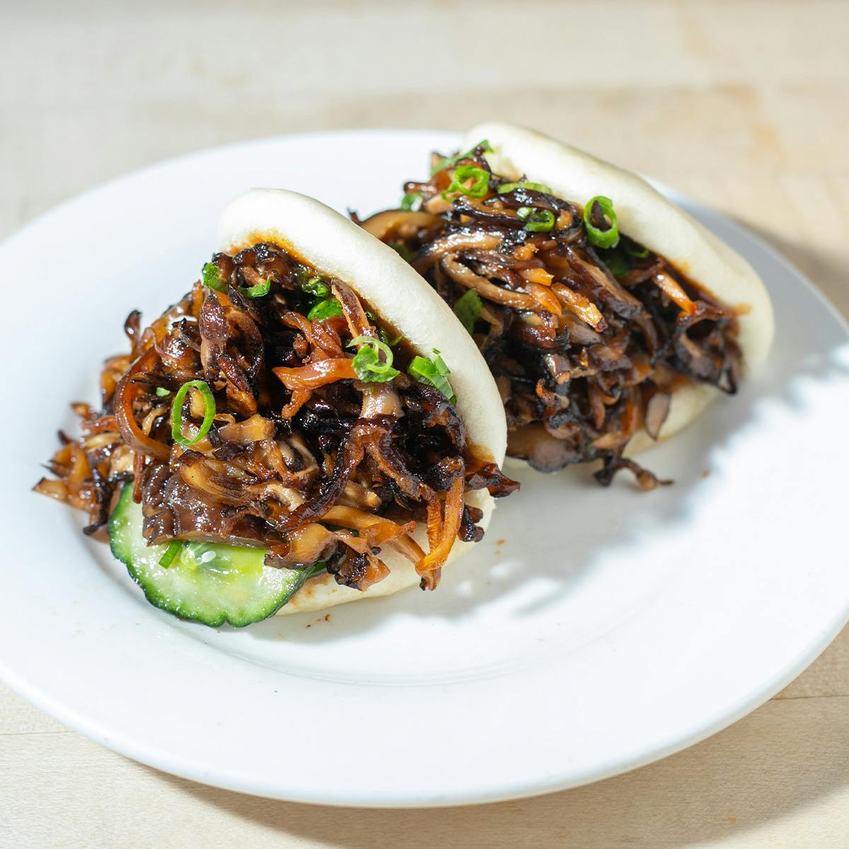 Vegan Pulled Pork Mushroom Shiitake Mushroom Buns 12 Pack By
