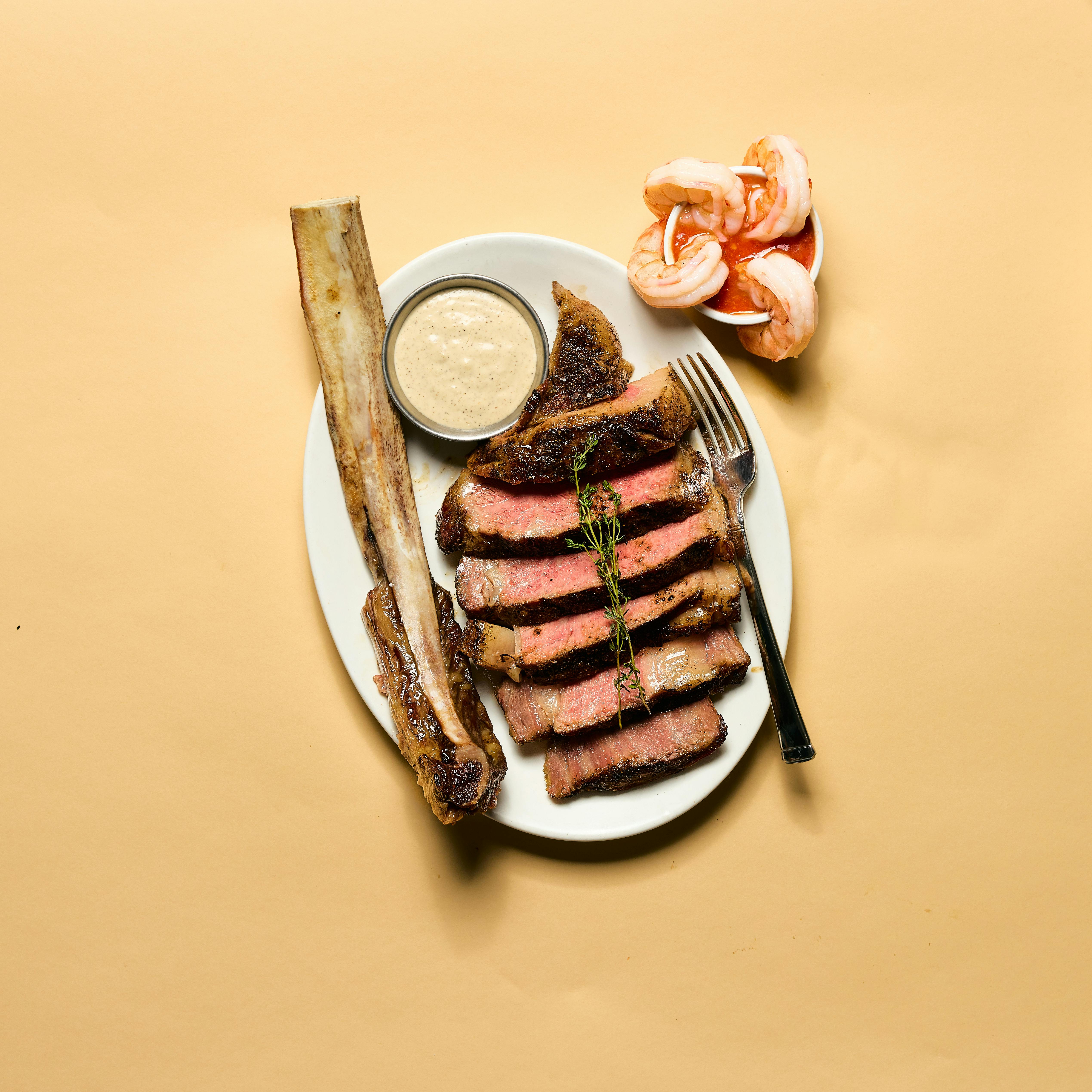 USDA Prime Dry Aged Tomahawk & Shrimp Cocktail Dinner for 4 by St. Elmo Steak House - Alternate image 6