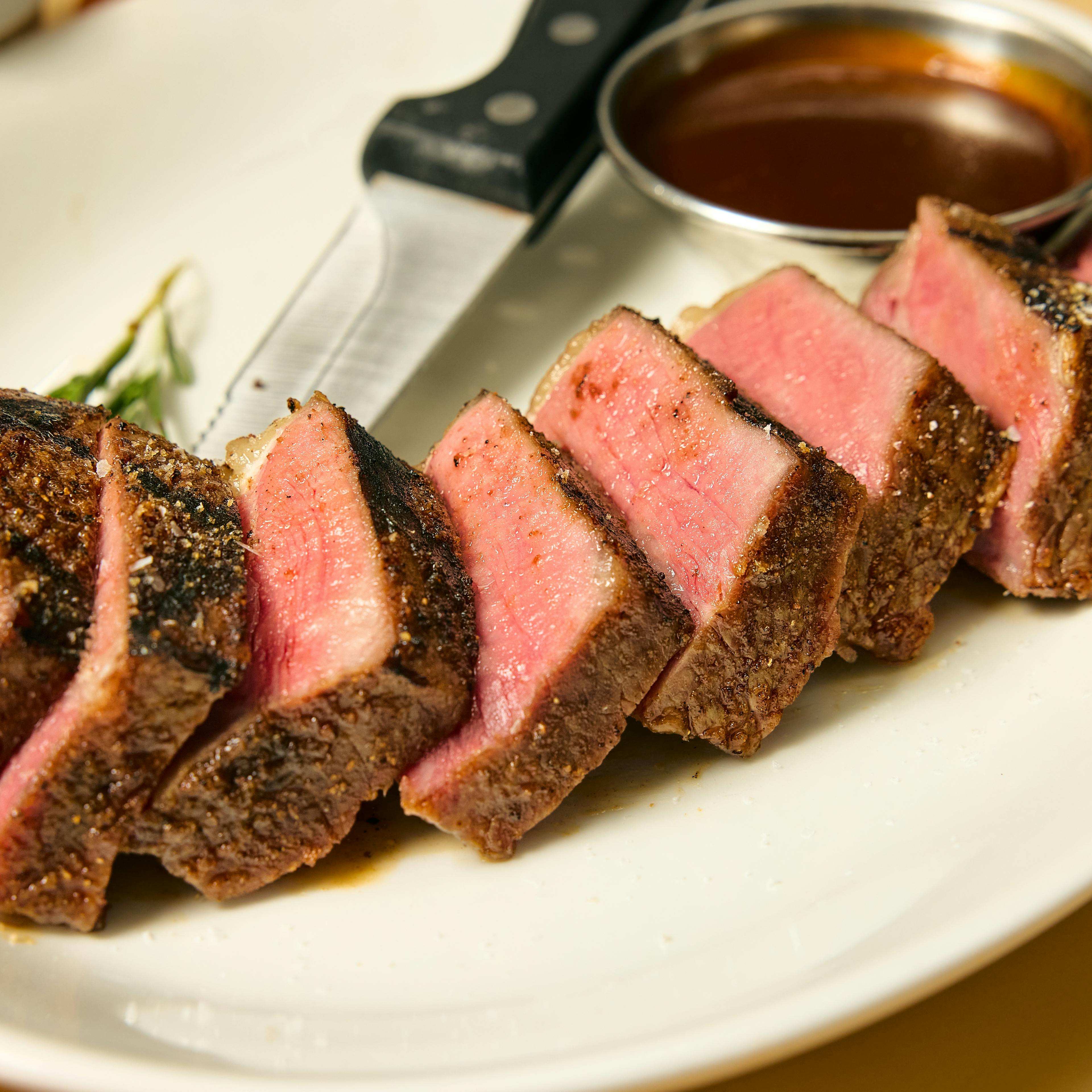 USDA Prime NY Strip & Shrimp Cocktail Dinner for 2 by St. Elmo Steak House - Alternate image 1