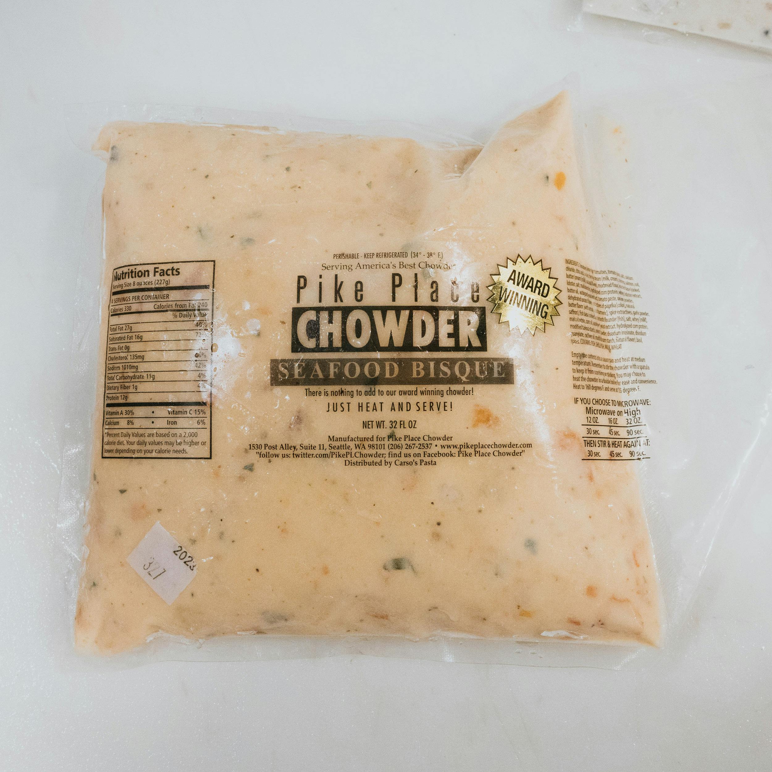 Seafood Bisque + Chowders (Tri-Pack) by Pike Place Fish Market - Alternate image 2