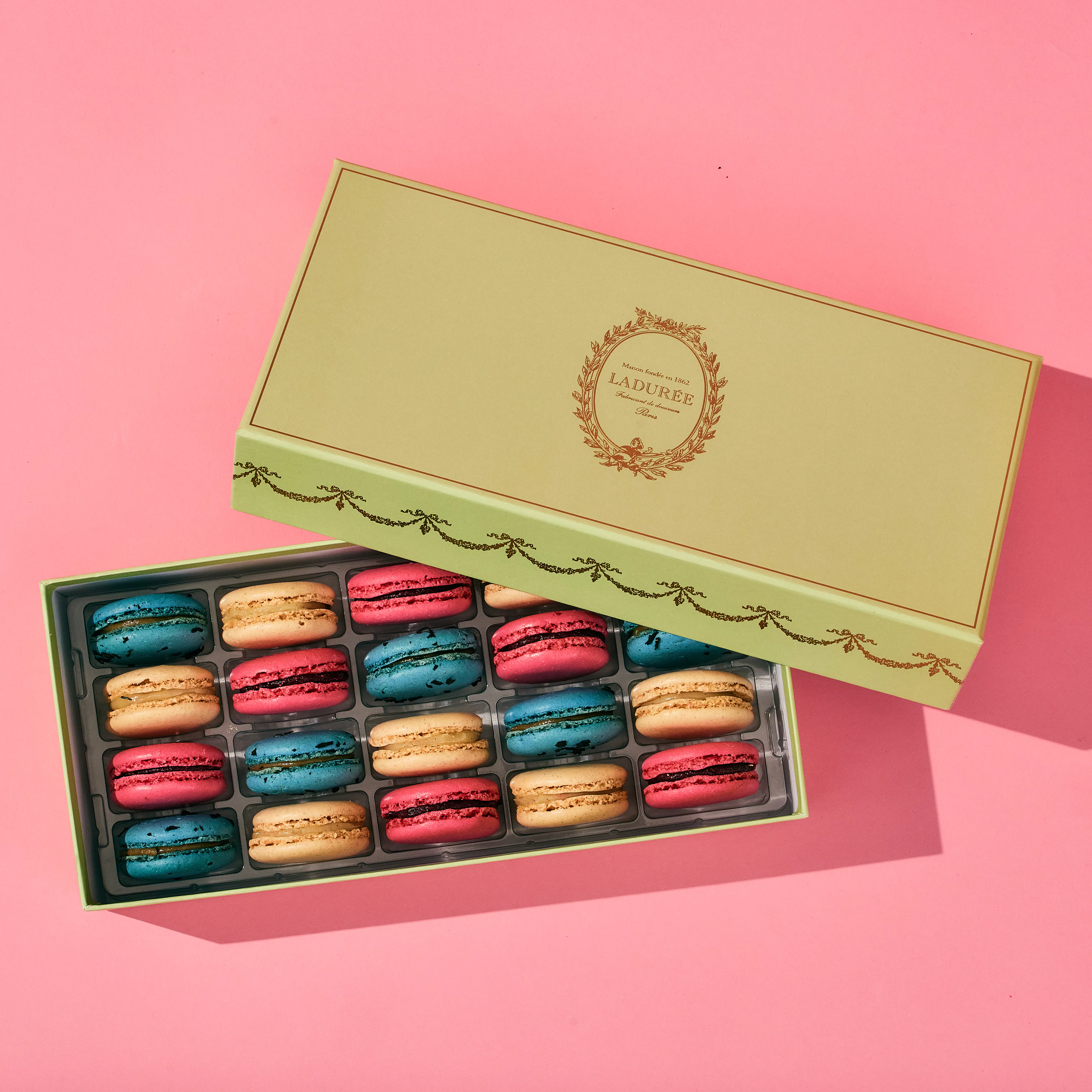 America 250 Macaron Flag Collection - Box of 20 by Ladurée Paris - Alternate image 2