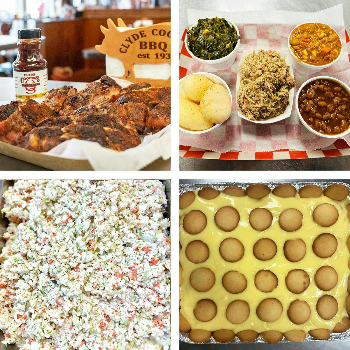 Eastern Carolina BBQ Feast for 8-10 by Clyde Cooper's Barbeque