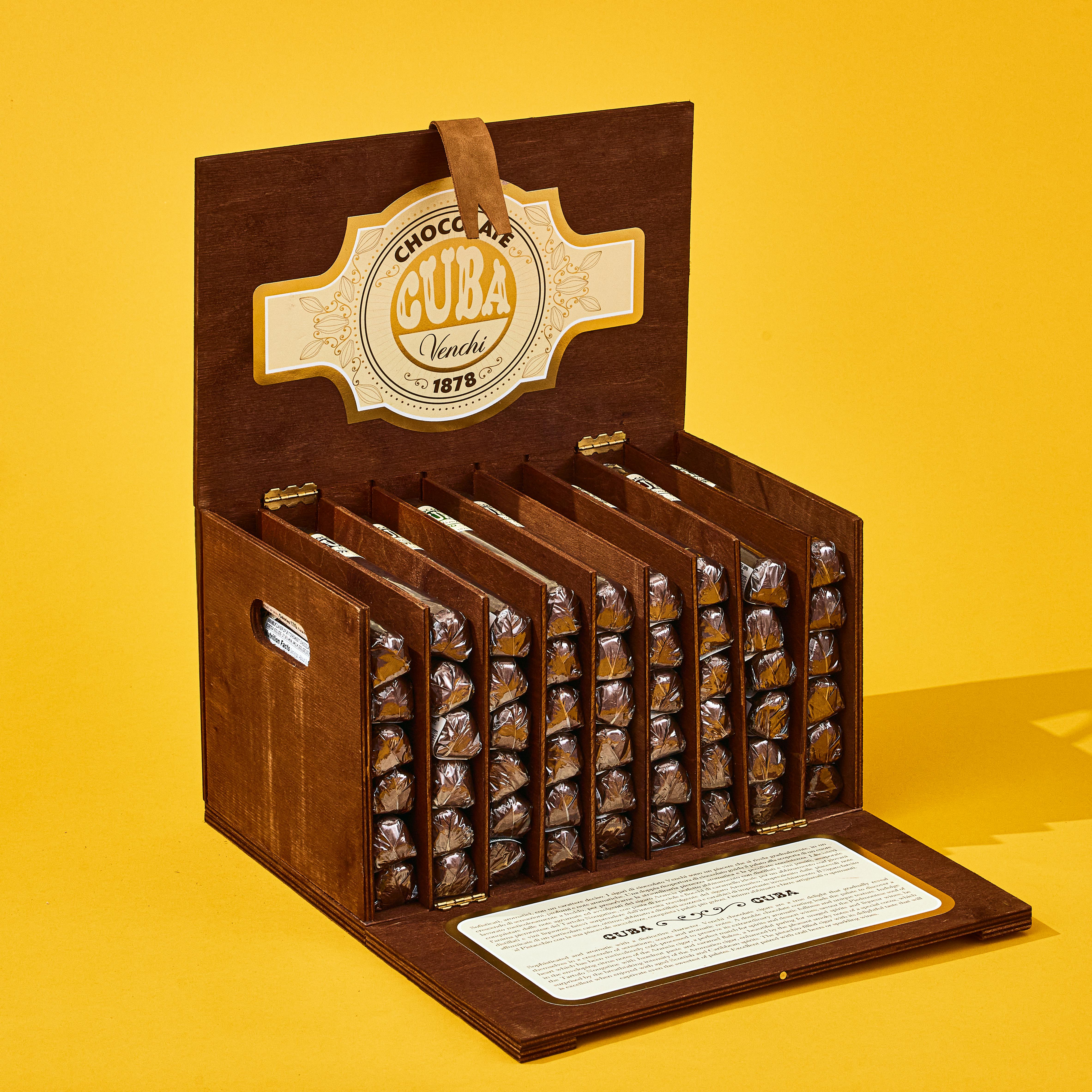 Assorted Chocolate Cigar Box - 54 Pack by Venchi | Goldbelly