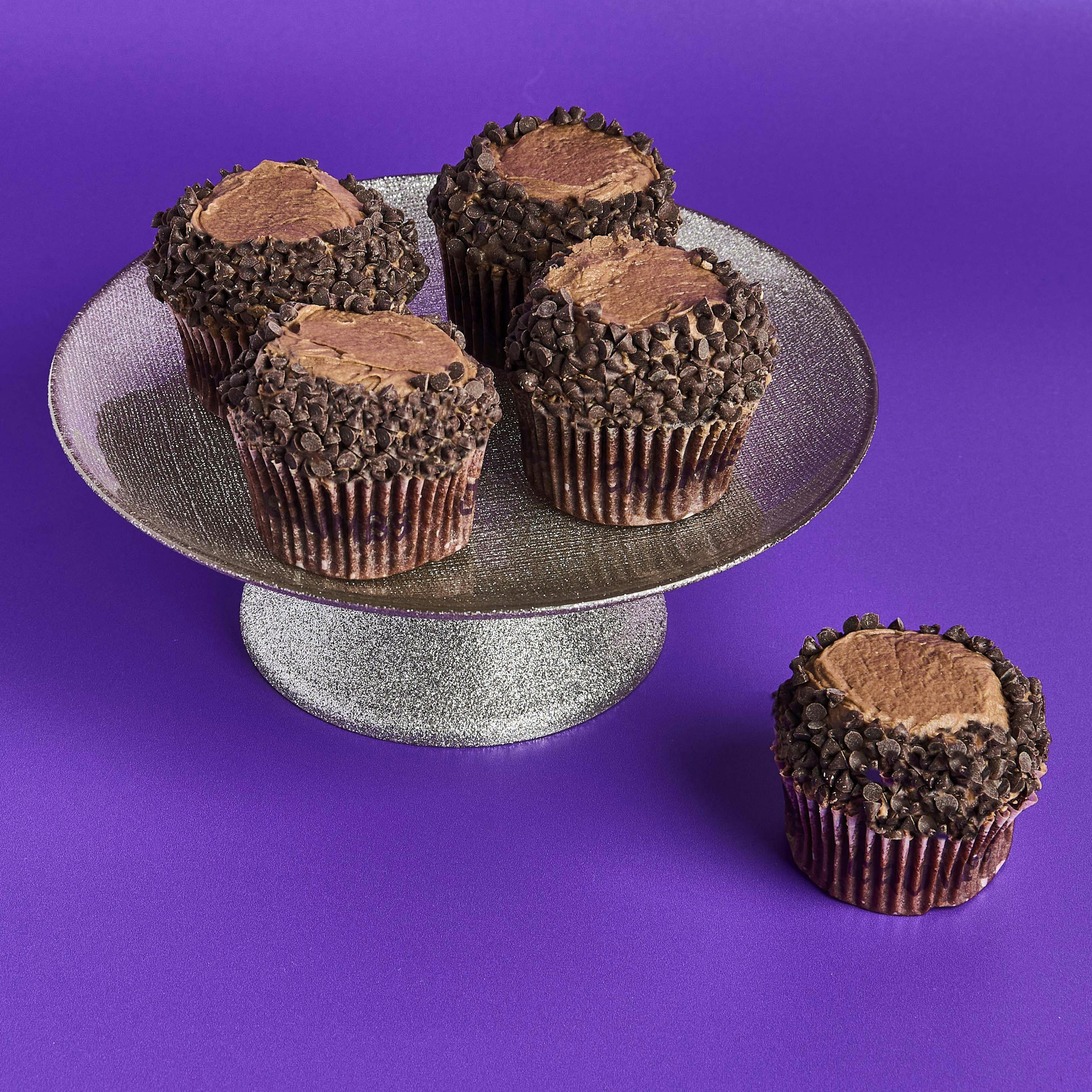 "Chocolate Decadence" Gluten-Free Classic Cupcakes - 12 Pack by Crumbs Bakeshop