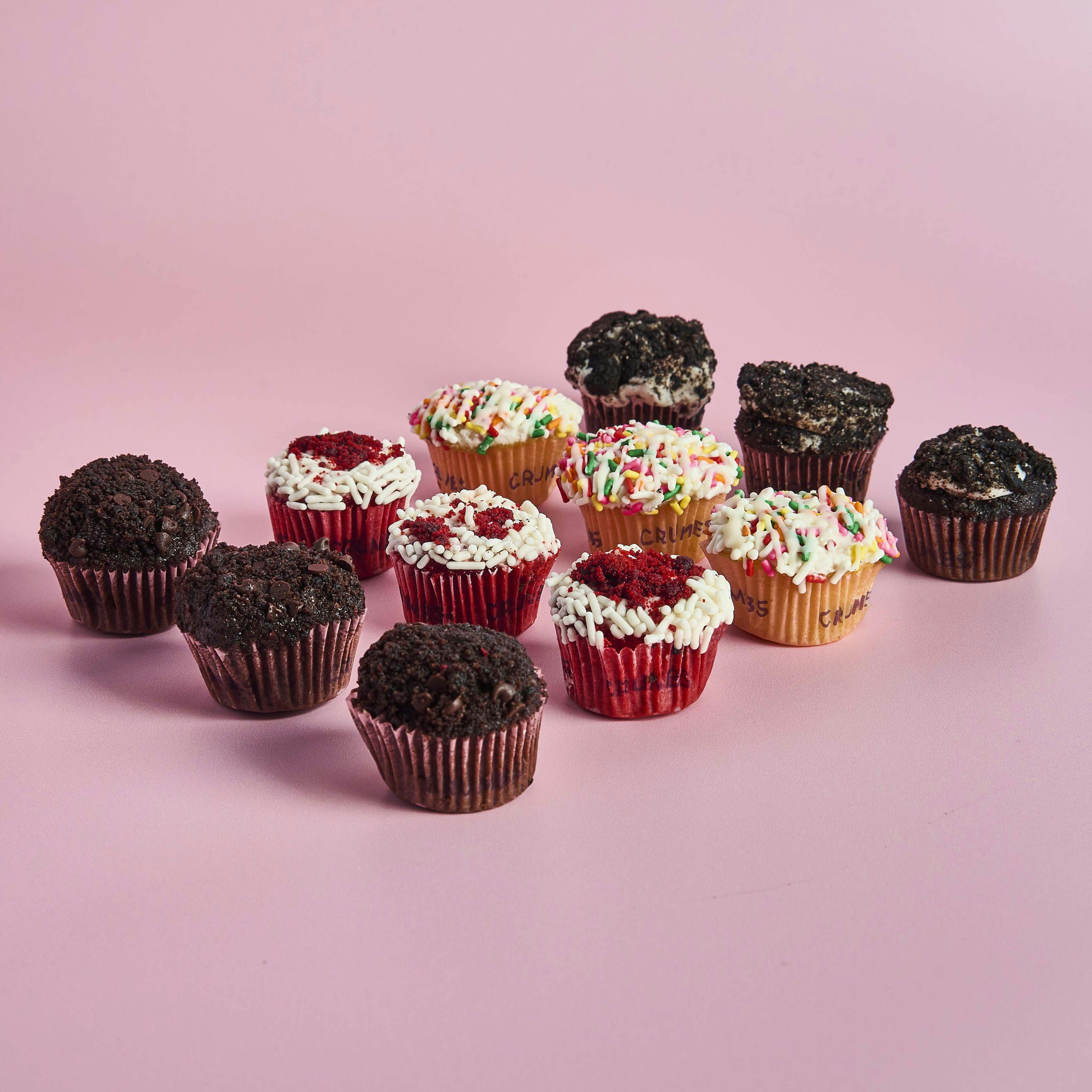 Mini Cupcakes Best Seller - 24 Pack by Crumbs Bakeshop - Alternate image 1