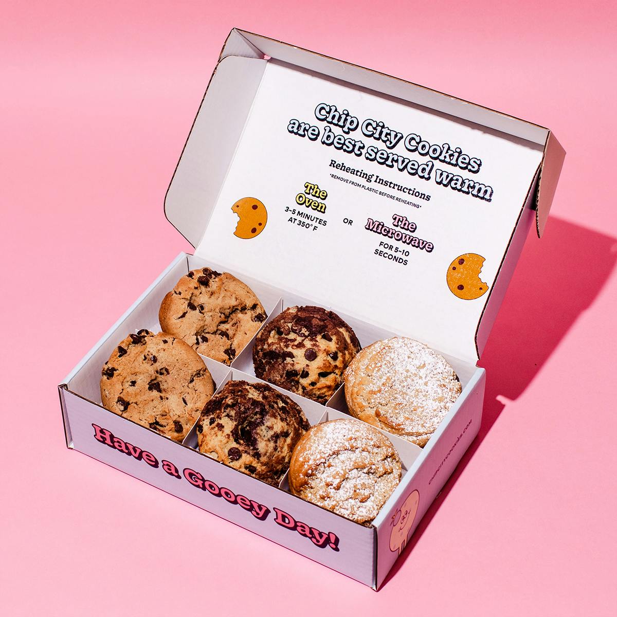Dairy-Free JUMBO Cookie Sampler - 6 Pack by Chip City Cookies