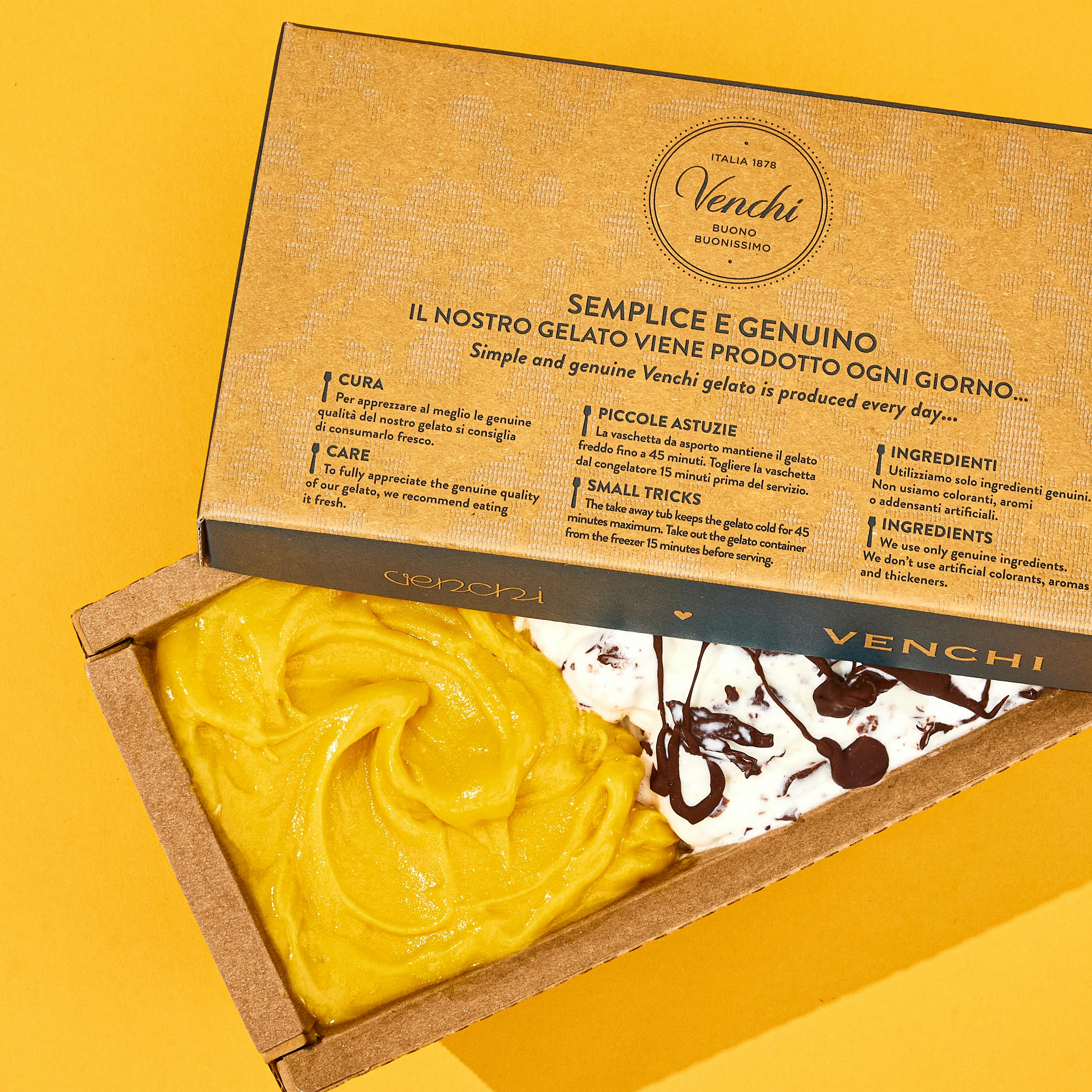 Italian Gelato & Sorbet - Choose Your Own 2 Cartons by Venchi - Alternate image 1