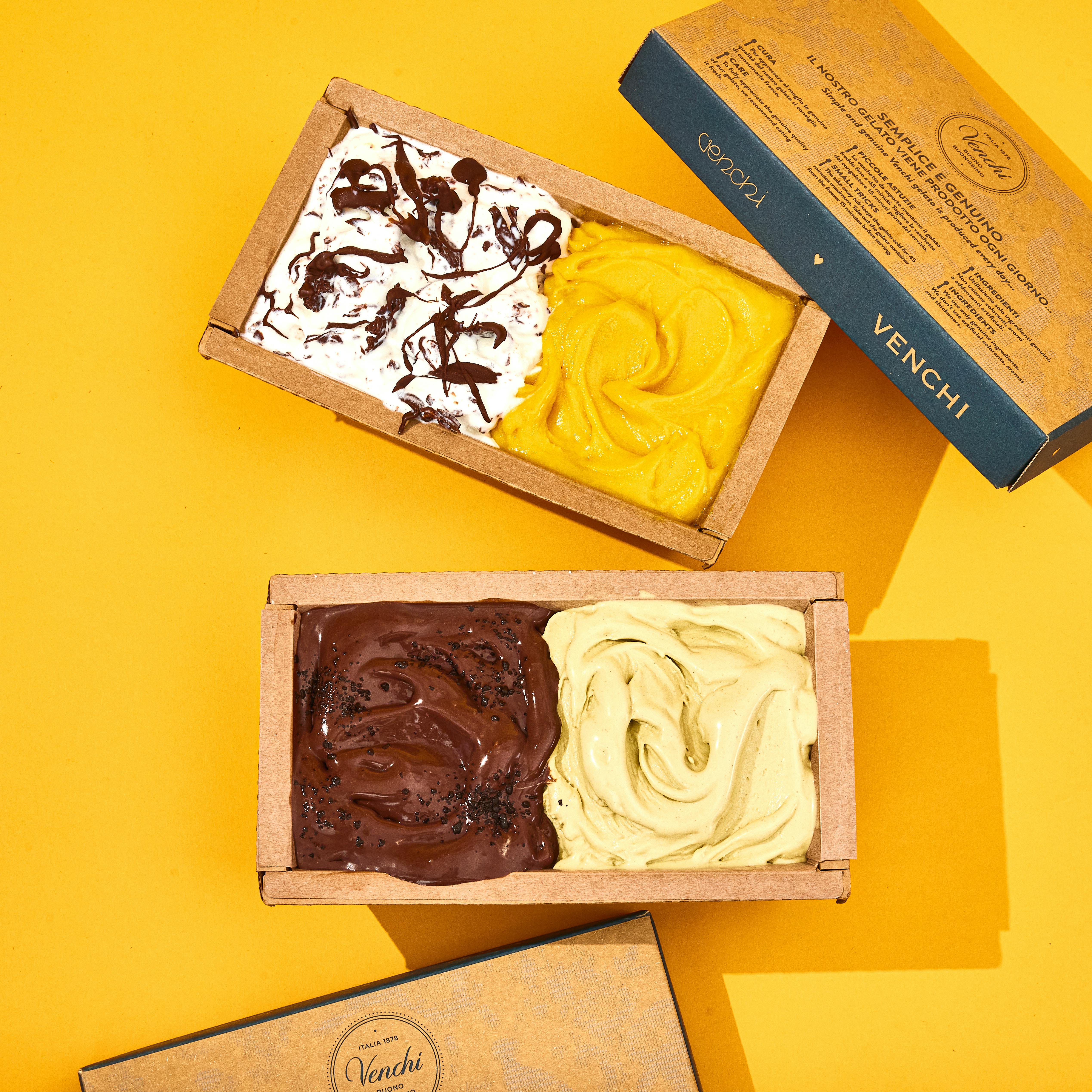 Italian Gelato & Sorbet - Choose Your Own 2 Cartons by Venchi