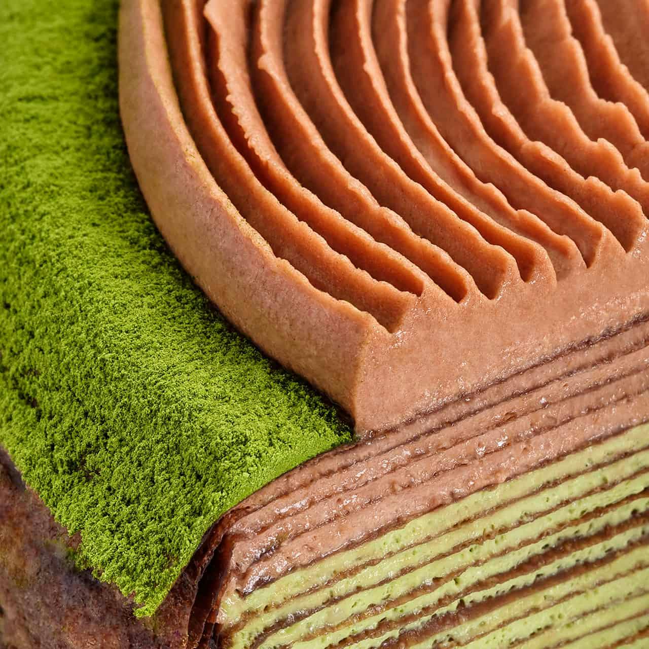 Matcha Chocolate Mille Crêpes Cake by Lady M Confections - Alternate image 5