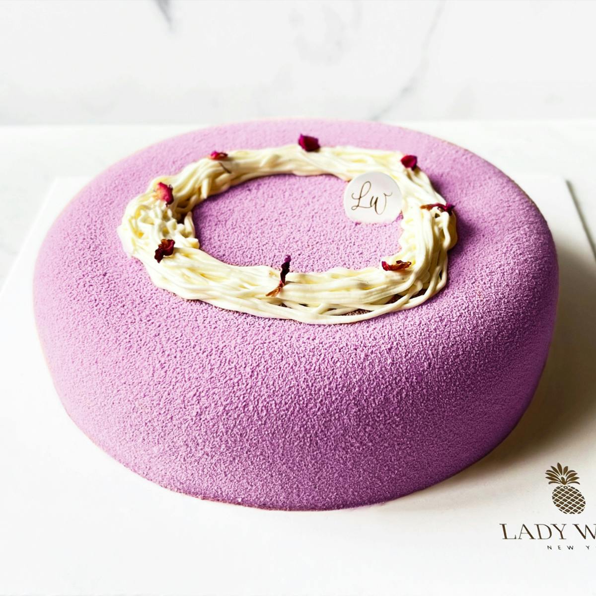 Ube Blackberry Entremet Cake by Lady Wong Patisserie