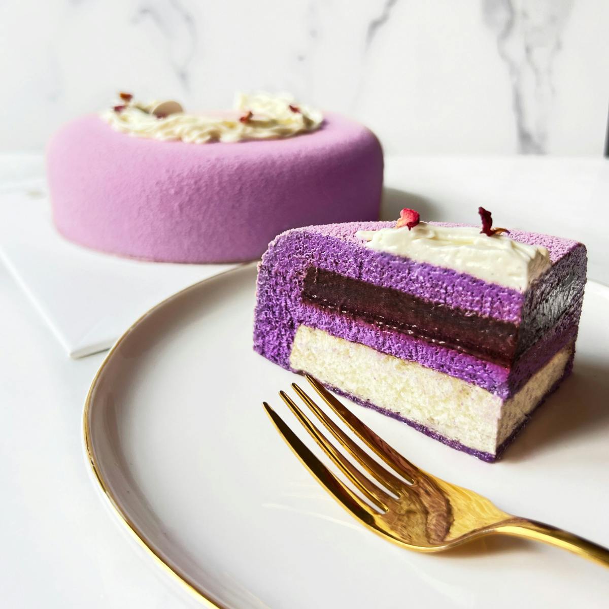 Ube Blackberry Entremet Cake by Lady Wong Patisserie - Alternate image 2