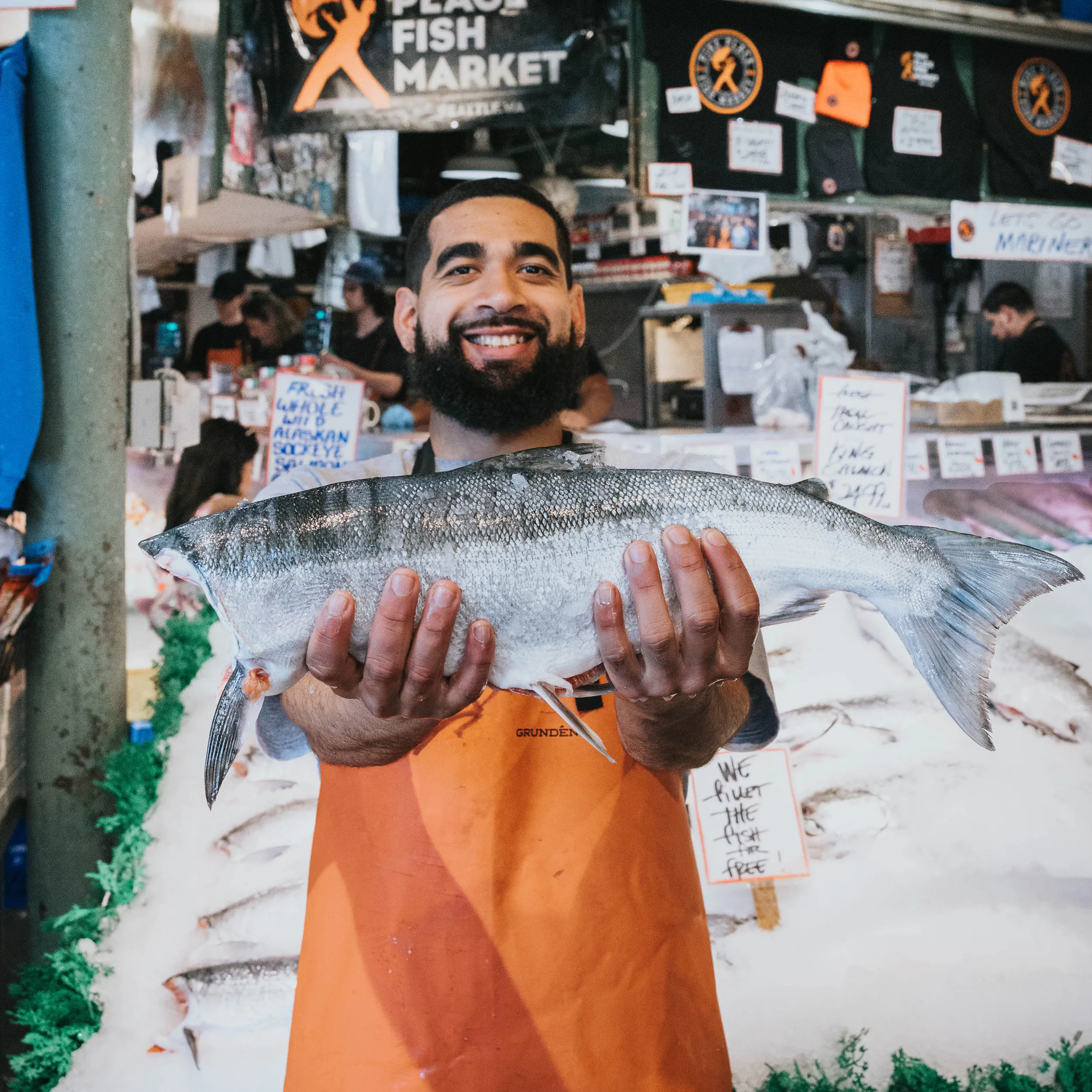 Sockeye Salmon - Whole Fish, Wild, USA, 4 lbs by Pike Place Fish Market - Alternate image 1