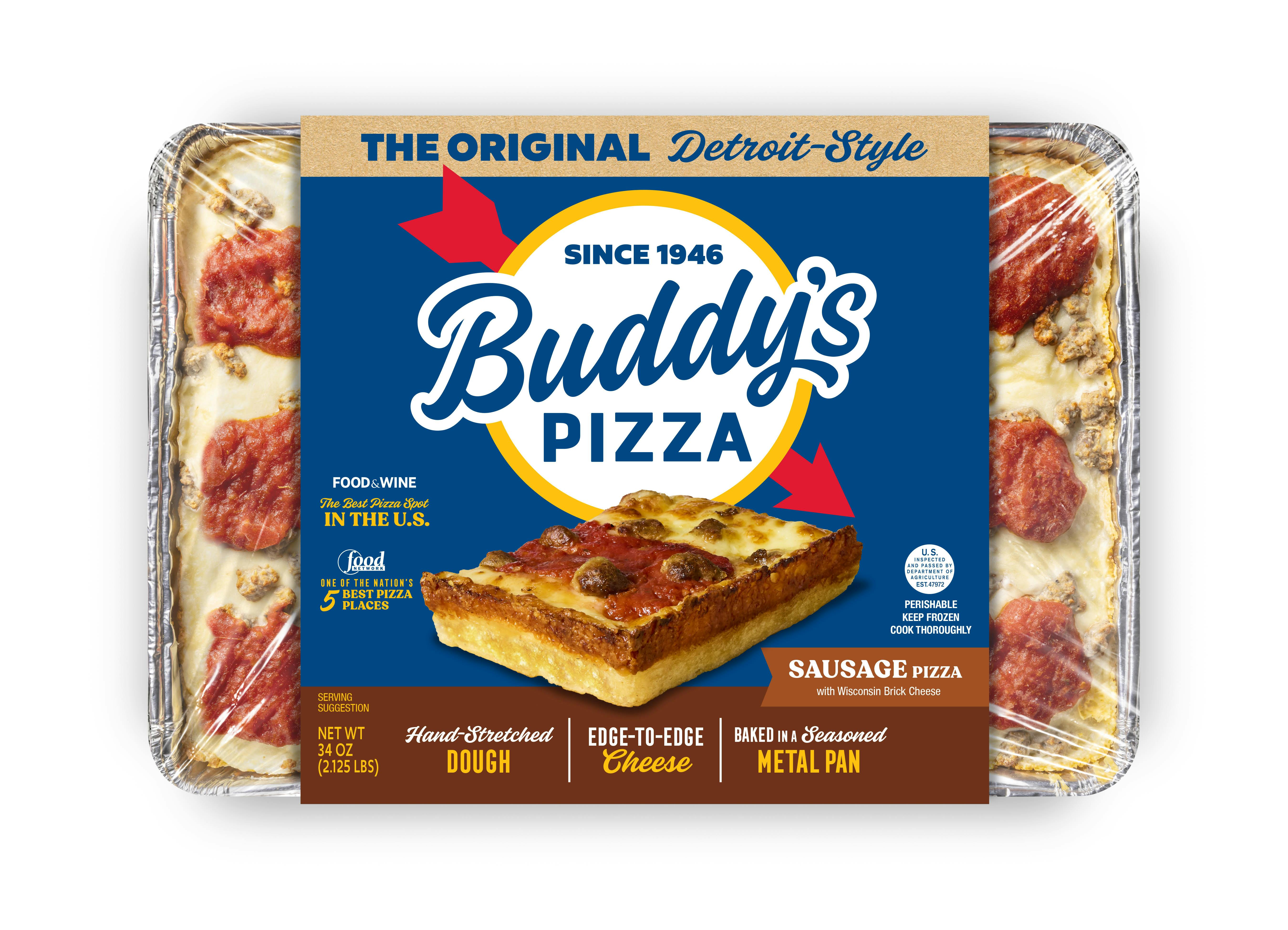 Detroit-Style Pizza Sausage Squares - 3 Pack by Buddy's Pizza - Alternate image 3