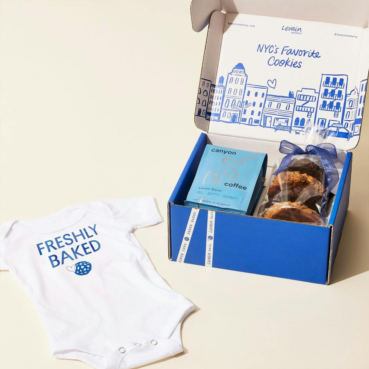 "New Parents Bundle" Chocolate Lovers Cookie + Coffee Assortment by Levain Bakery - Alternate image 1