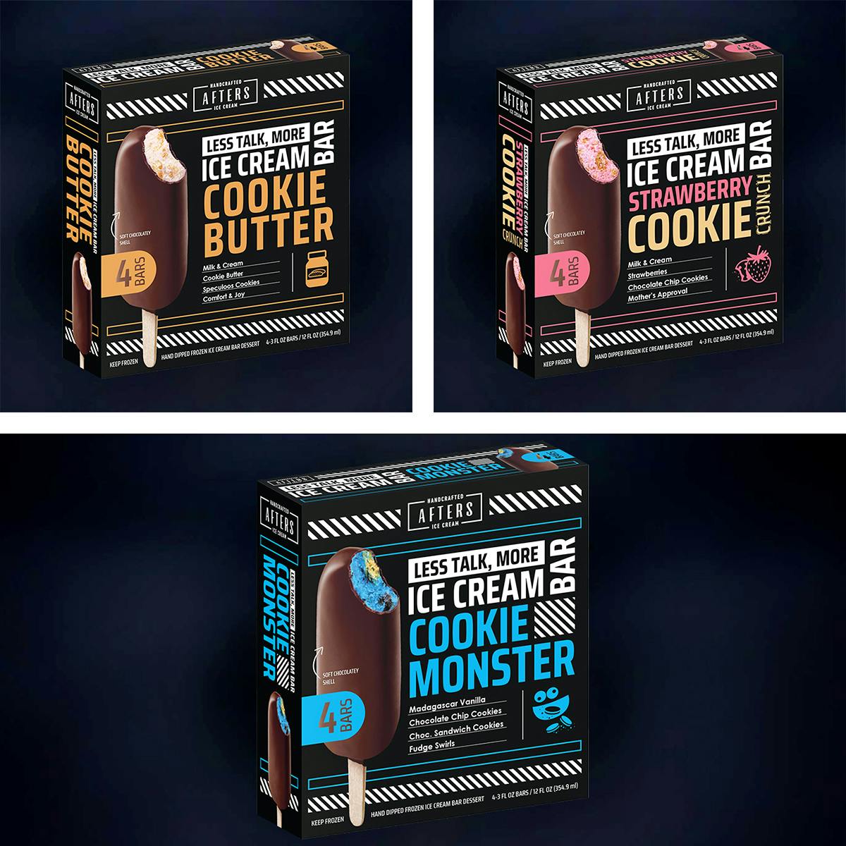 Ice Cream Bar Best Seller - 12 Pack by Afters Ice Cream