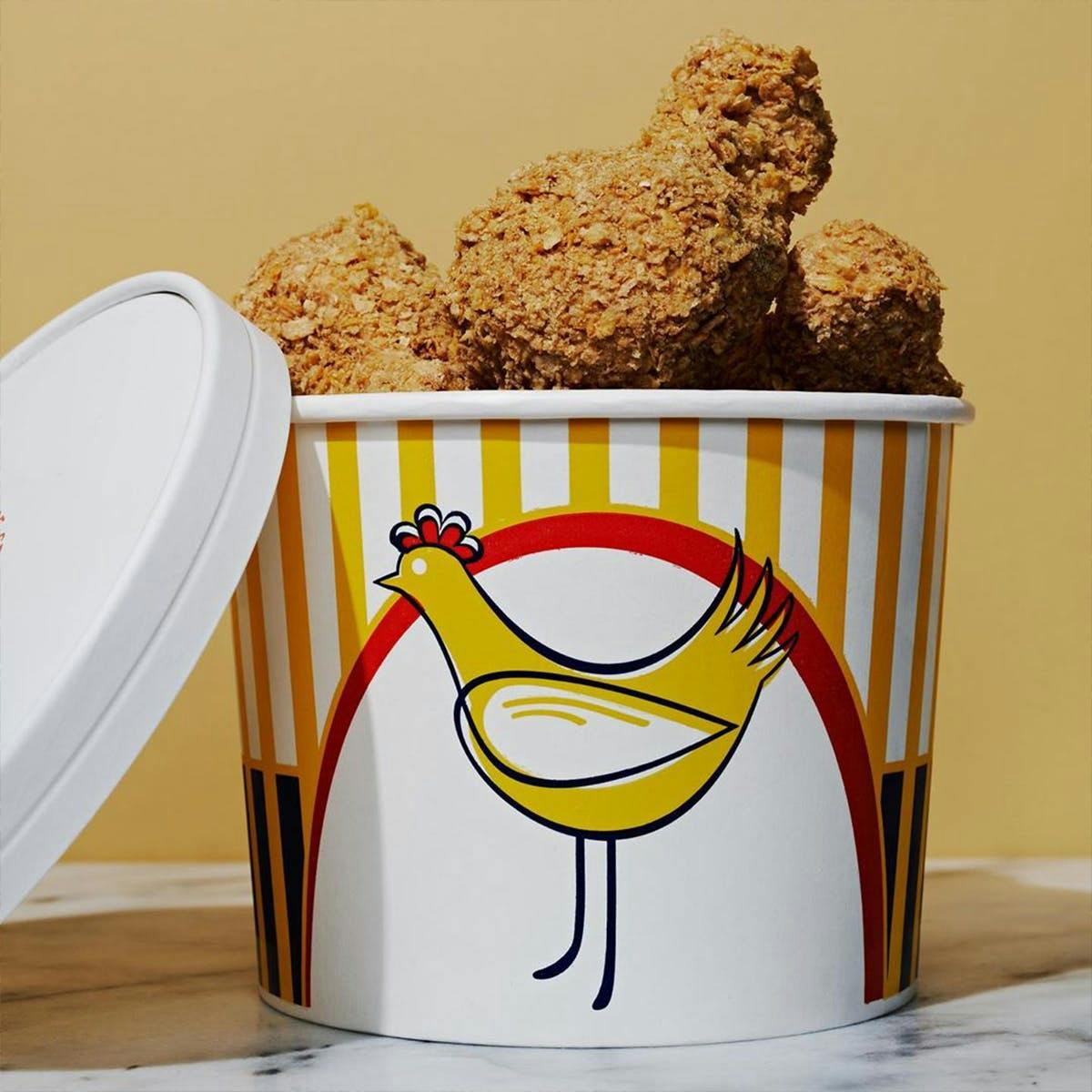 "Not Fried Chicken" Ice Cream Bucket - TEST PRODUCT by Life Raft Treats - Alternate image 3