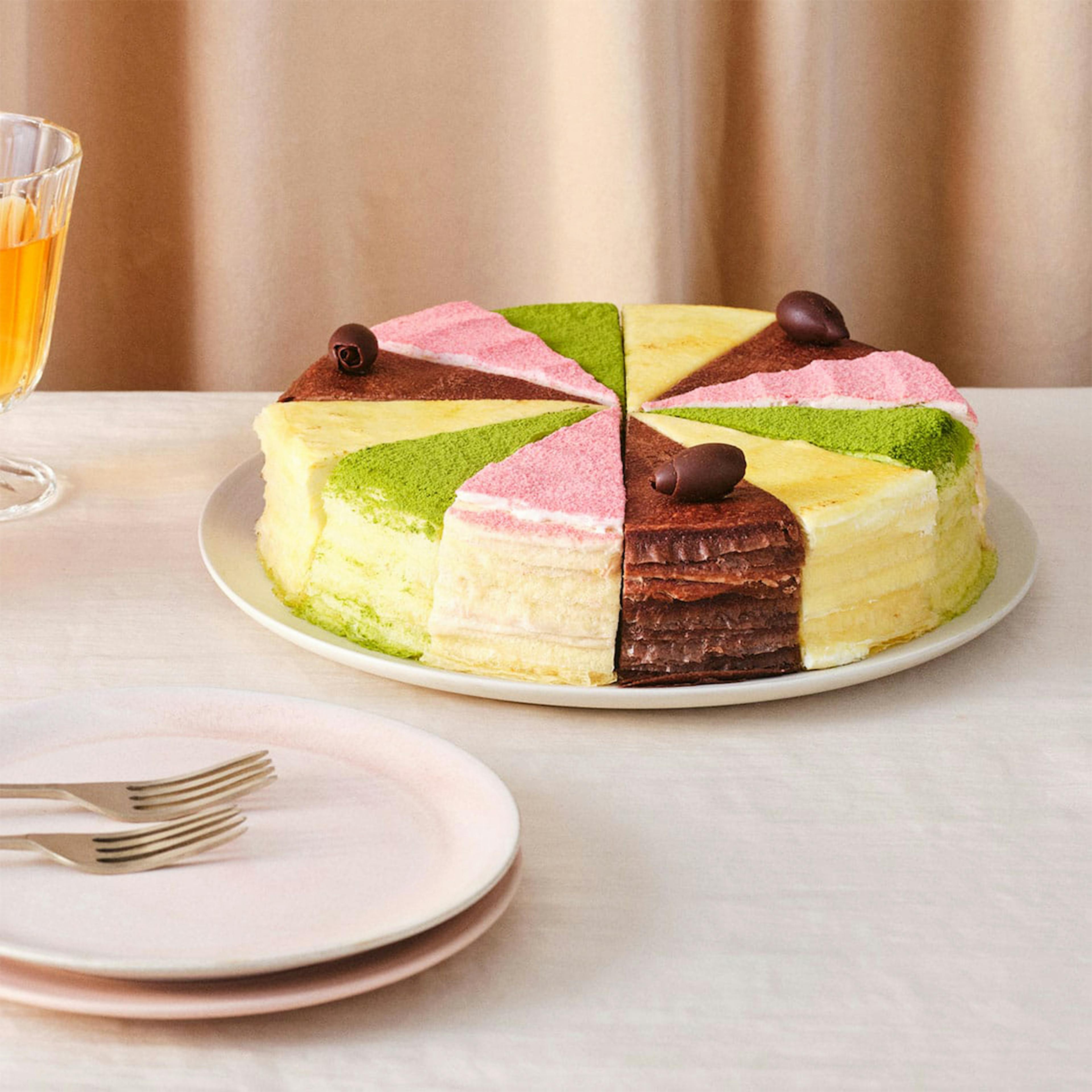 "Slice of the Best" Mille Crêpes Cake: Passion Collection by Lady M Confections - Alternate image 5