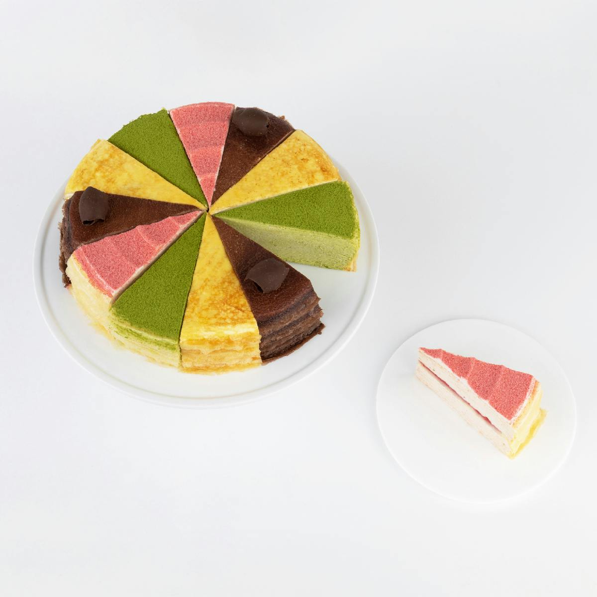 "Slice of the Best" Mille Crêpes Cake: Passion Collection by Lady M Confections - Alternate image 2